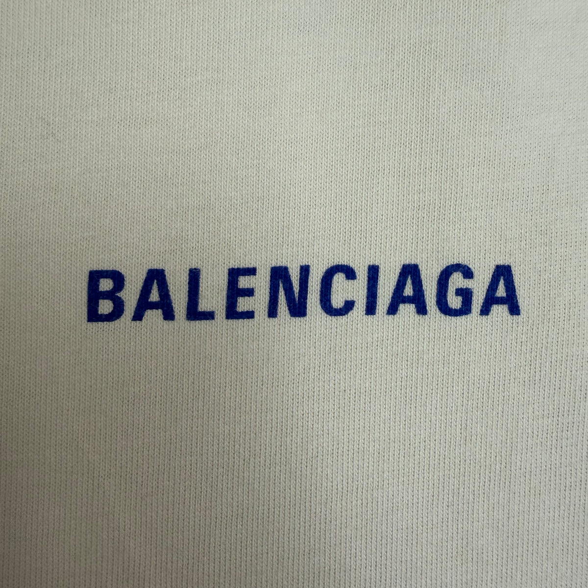 Balenciaga Badge Logo Tee Cream