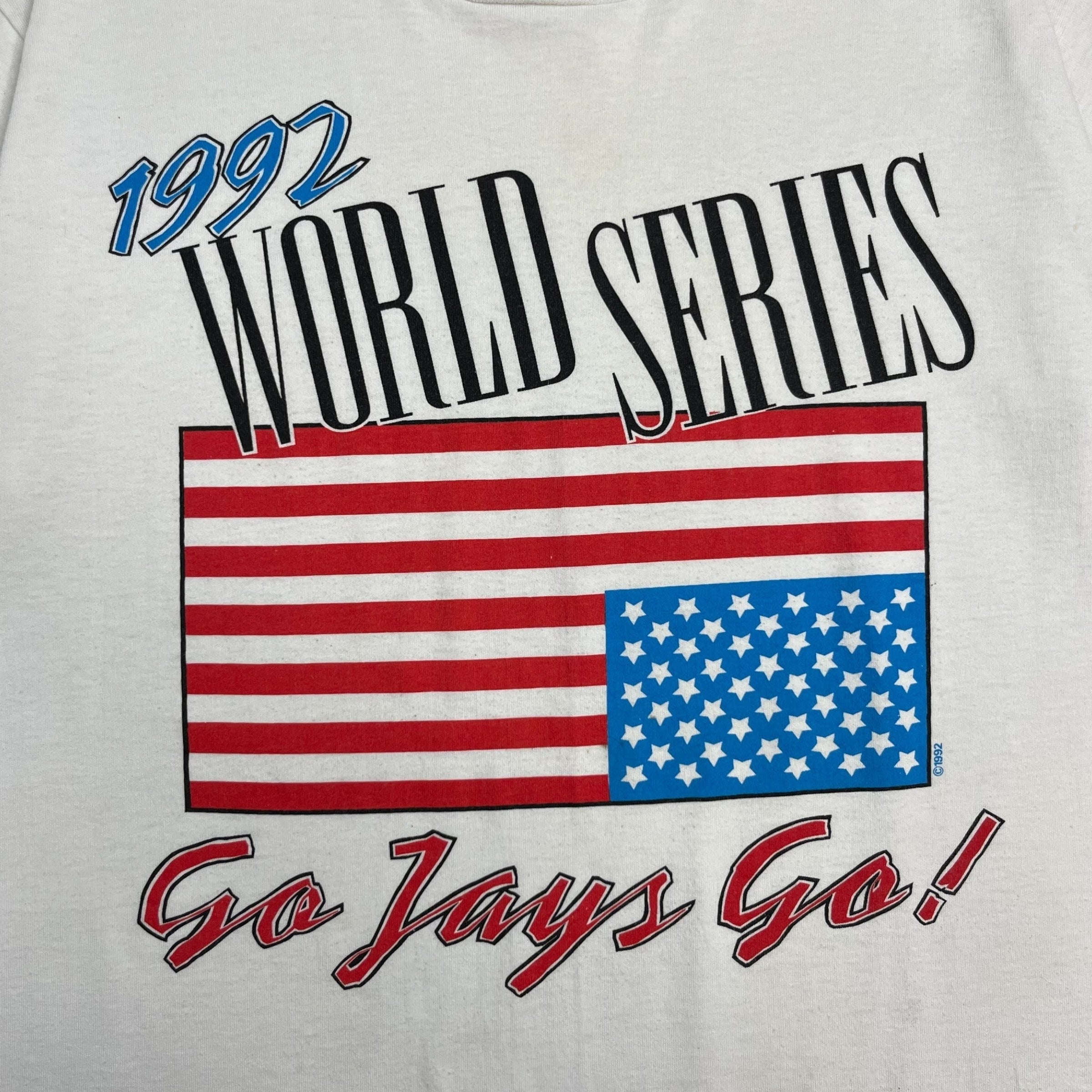 1992 Blue Jays World Series Tee White