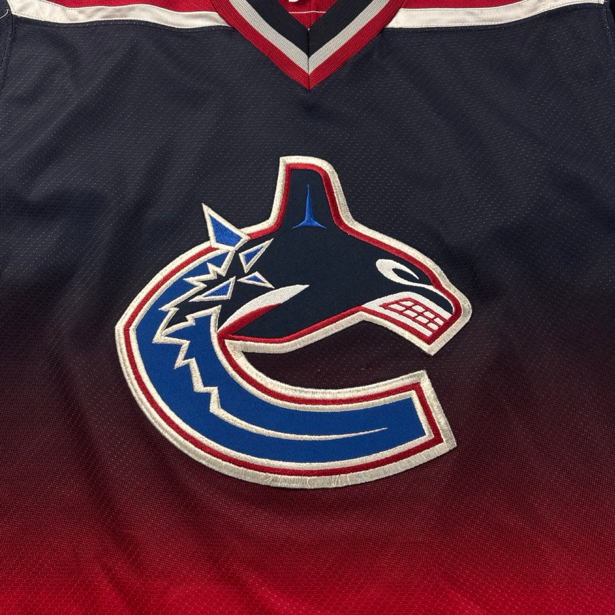 Vintage Koho Vancouver Canucks Alternate Gradient NHL Jersey Red/Blue