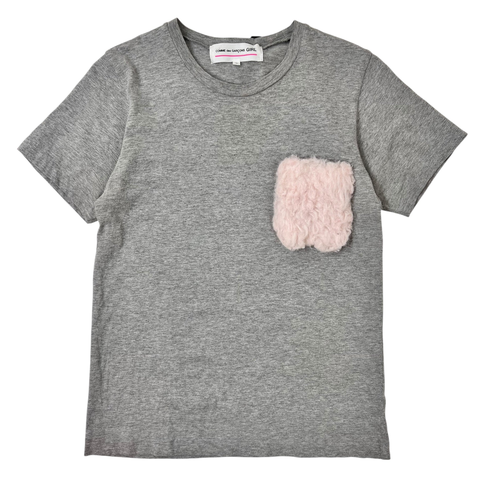 (W) Comme des Garçons GIRL Fuzzy Pocket T-Shirt