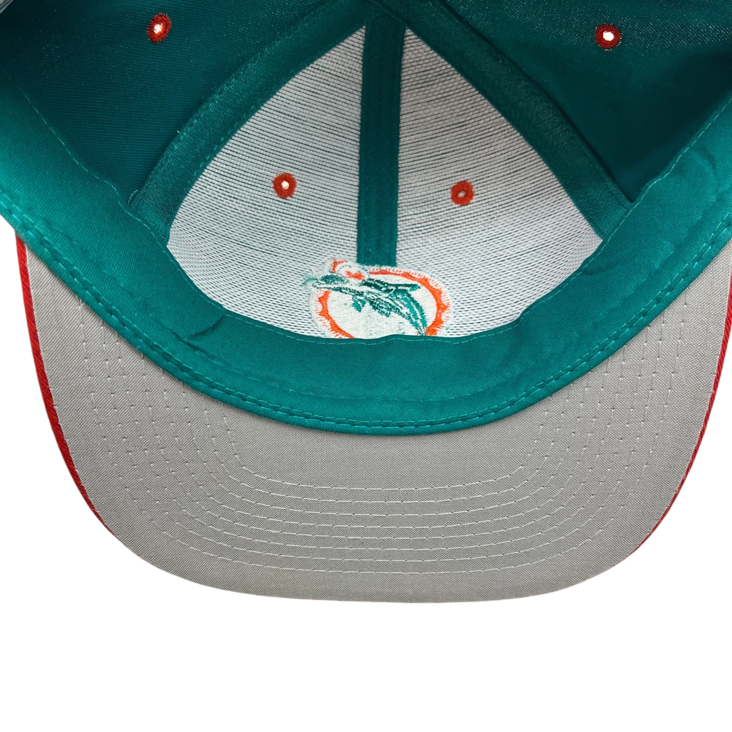 Vintage Miami Dolphins Snapback Teal/Orange