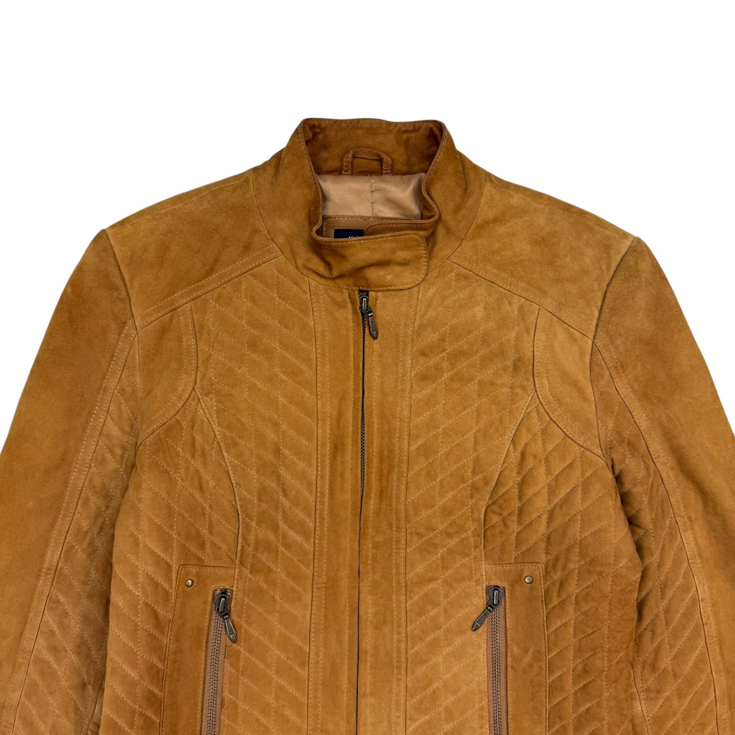 (W) Vintage Boutique Of Leathers Suede Jacket Brown