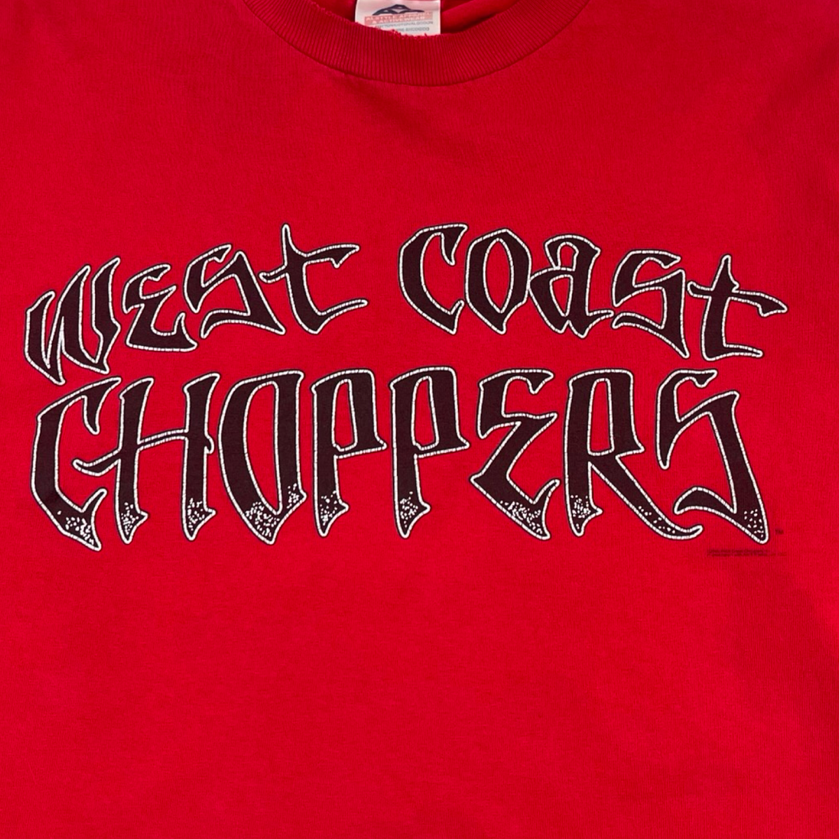 Vintage West Coast Choppers Long-Sleeve T-Shirt Red