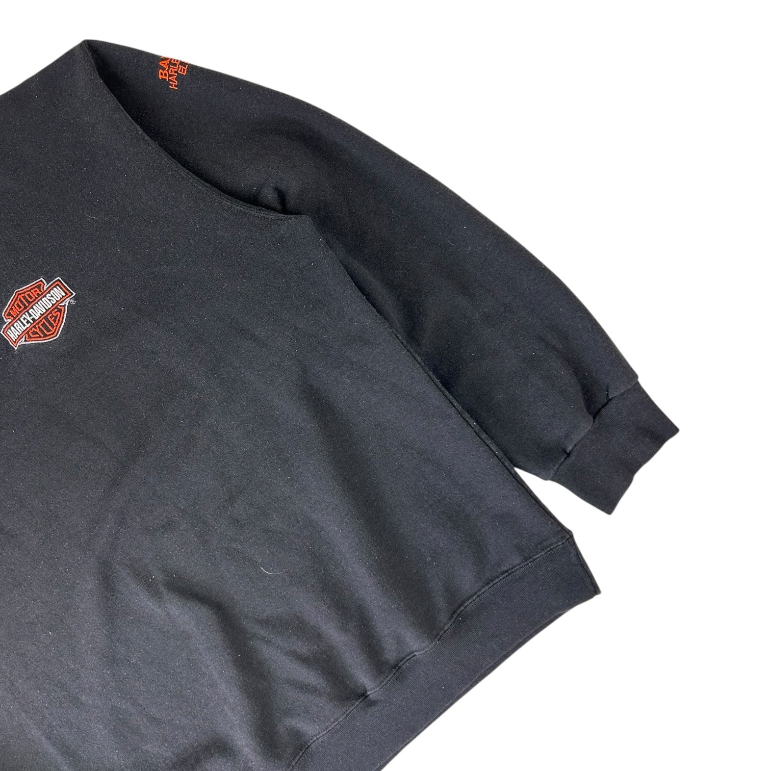 Vintage Harley Davidson El Paso Crewneck Black