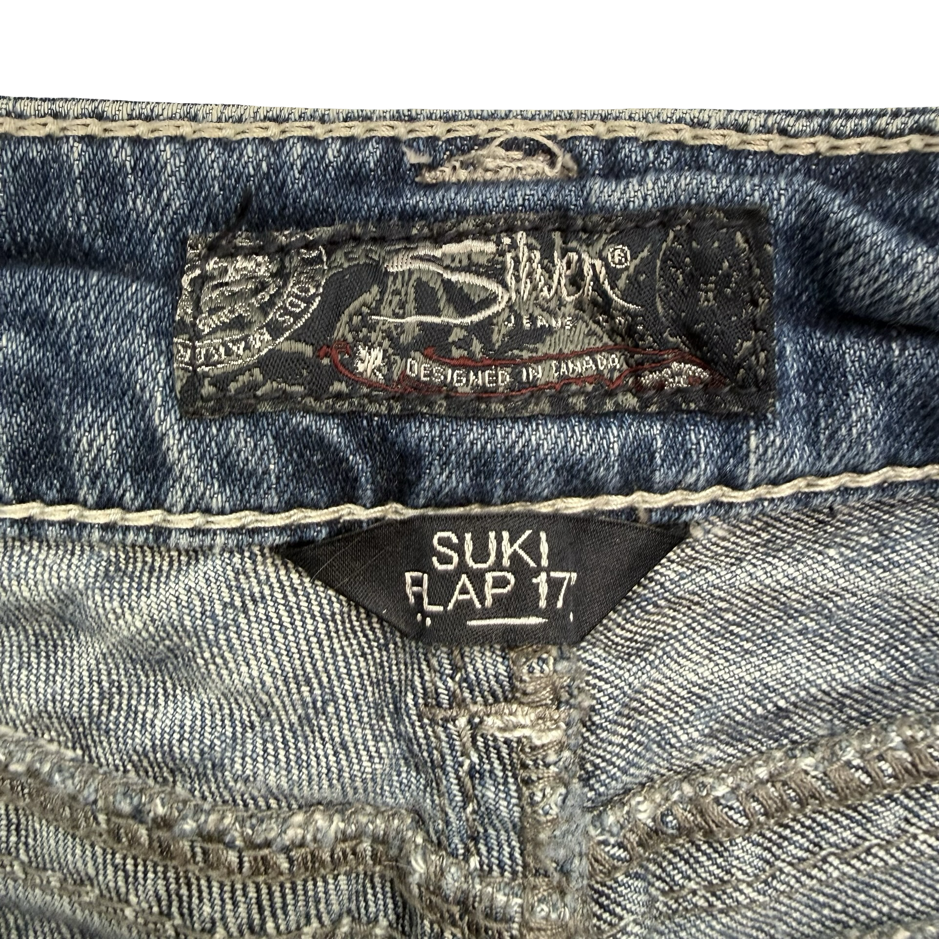 (W) Vintage Silver Jeans Suki Cut Denim Pants