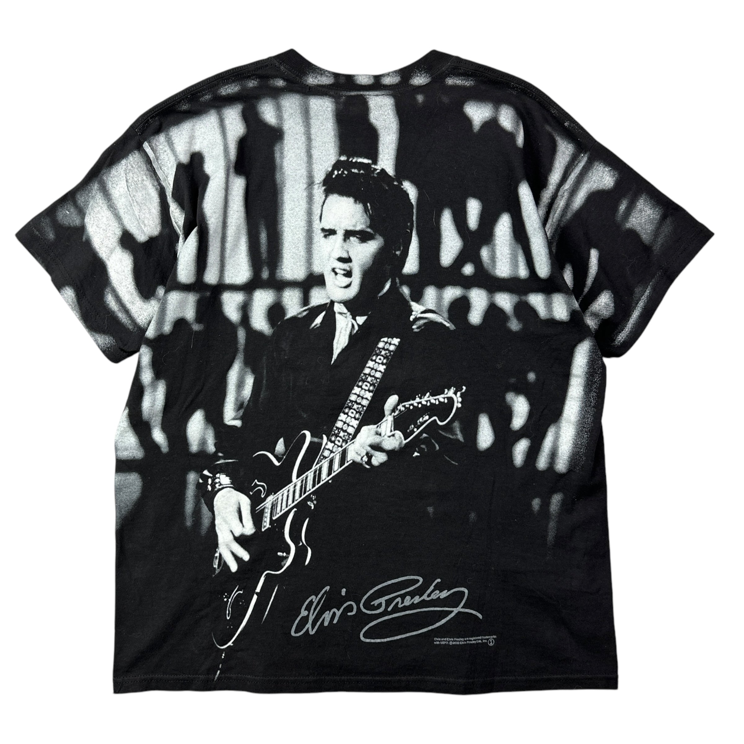 2000 Elvis Presley AOP Tee Black