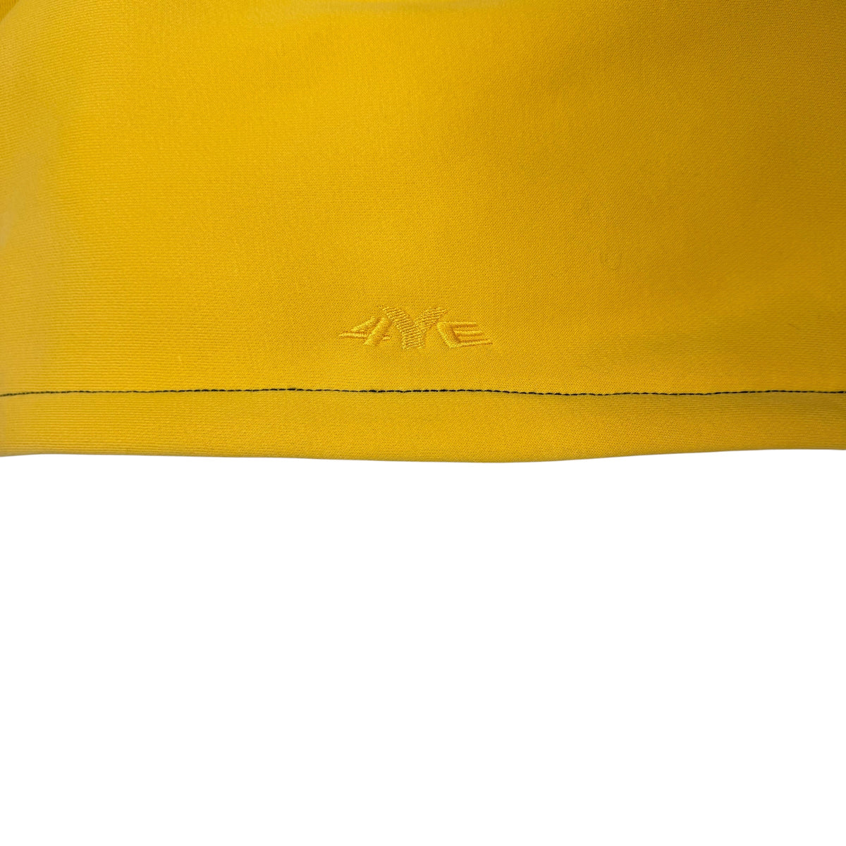 4YE Fela Zip Up Script Hoodie Yellow