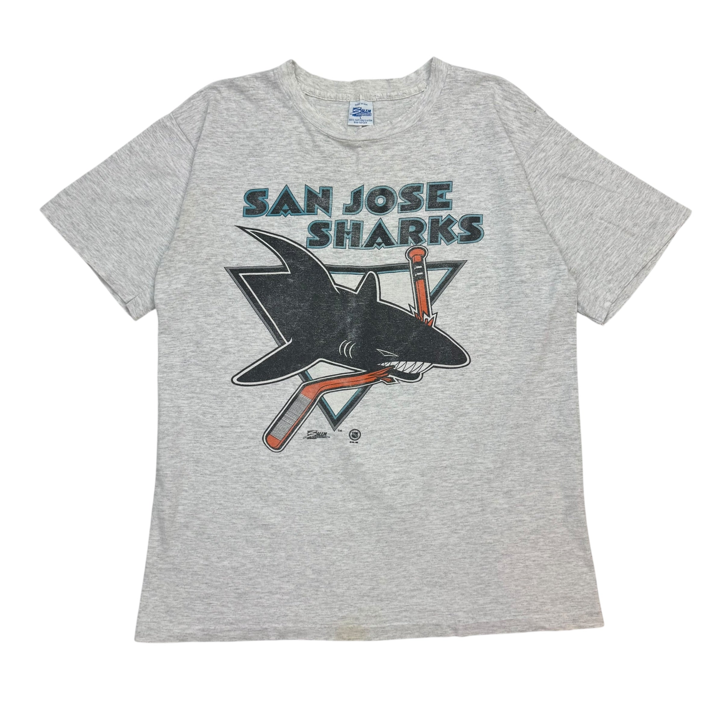 Vintage San Jose Sharks Tee Grey