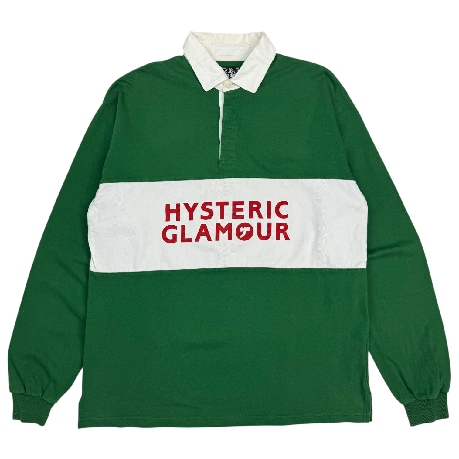 Hysteric Glamour HYS Rugby Polo Green