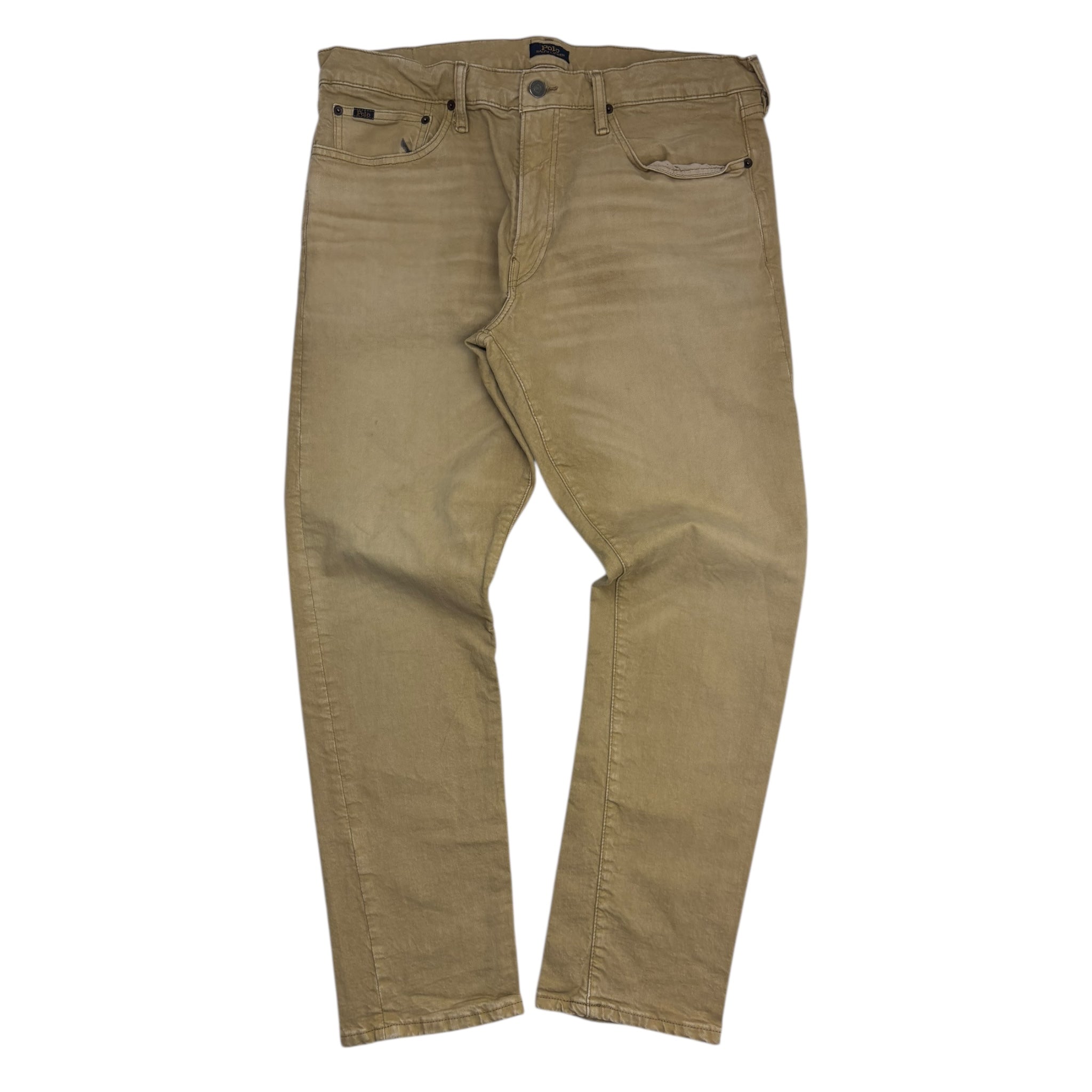 Vintage Polo Ralph Lauren Trouser Bottoms Tan Beige