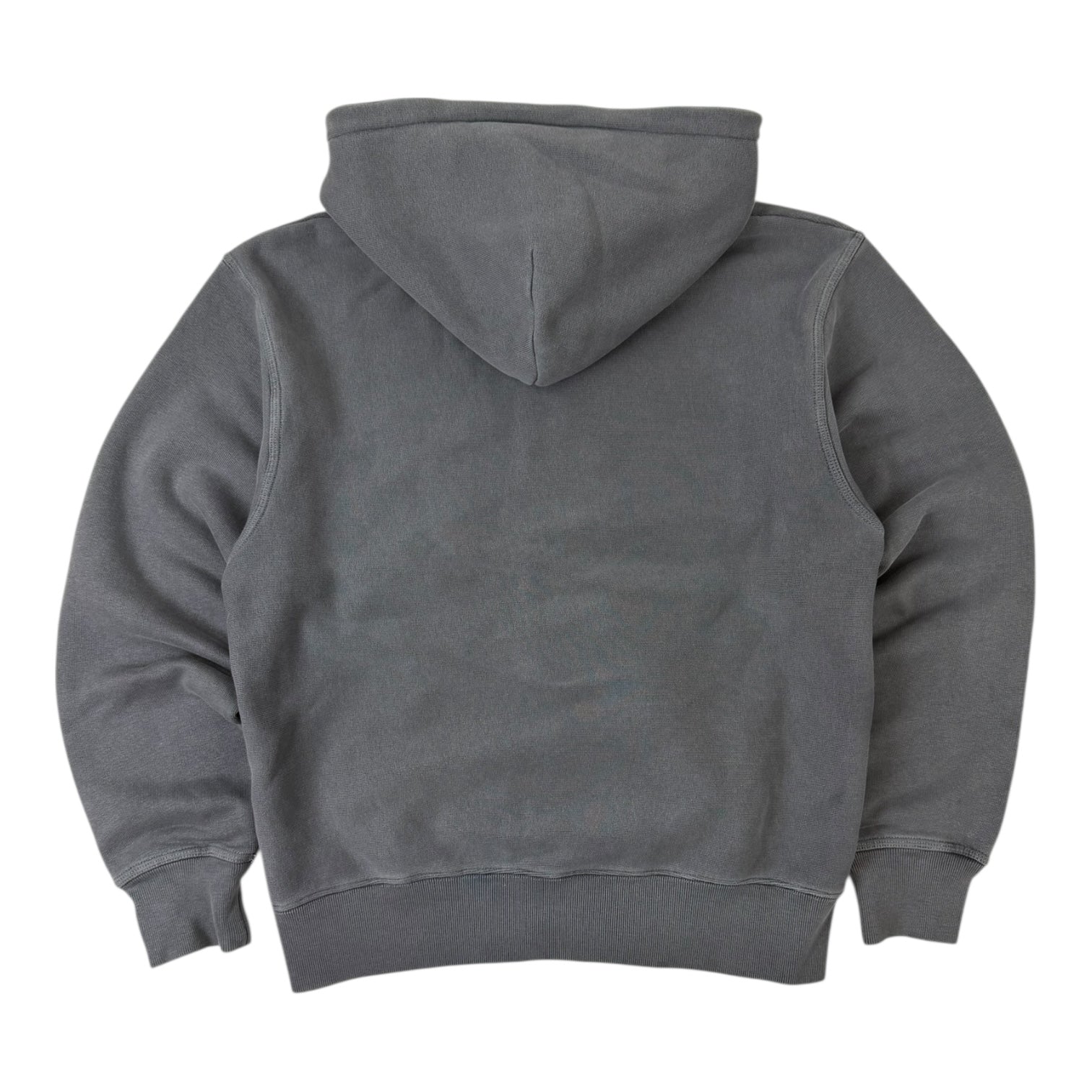 Stussy Smooth Stock Zip Up Hoodie Washed Black