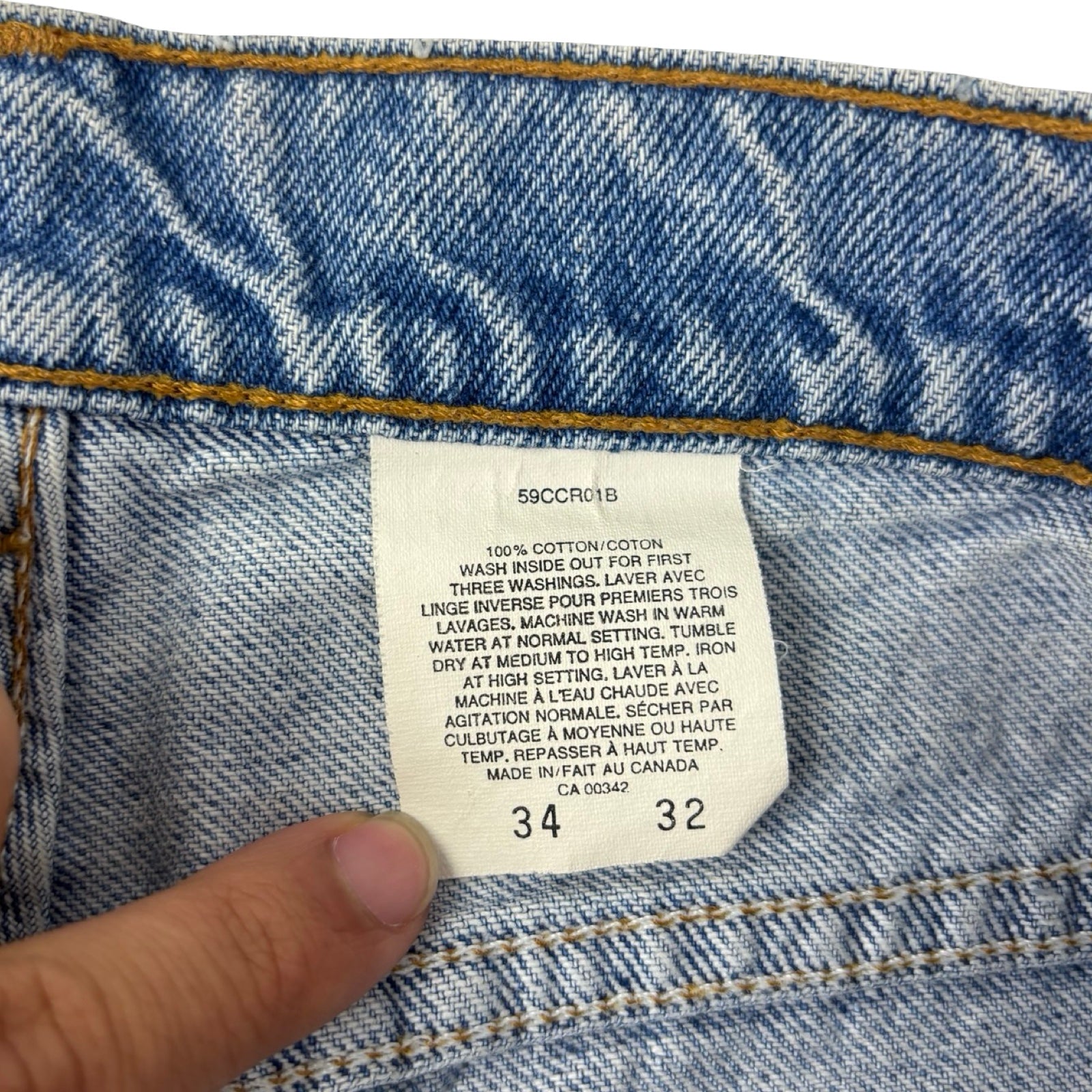 Vintage Levi’s 619 Orange Tab Medium Wash Jeans