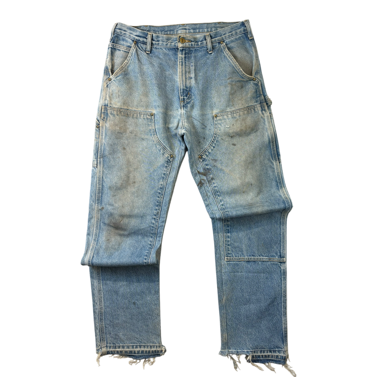 Carhartt Double Knee Denim Pants Blue