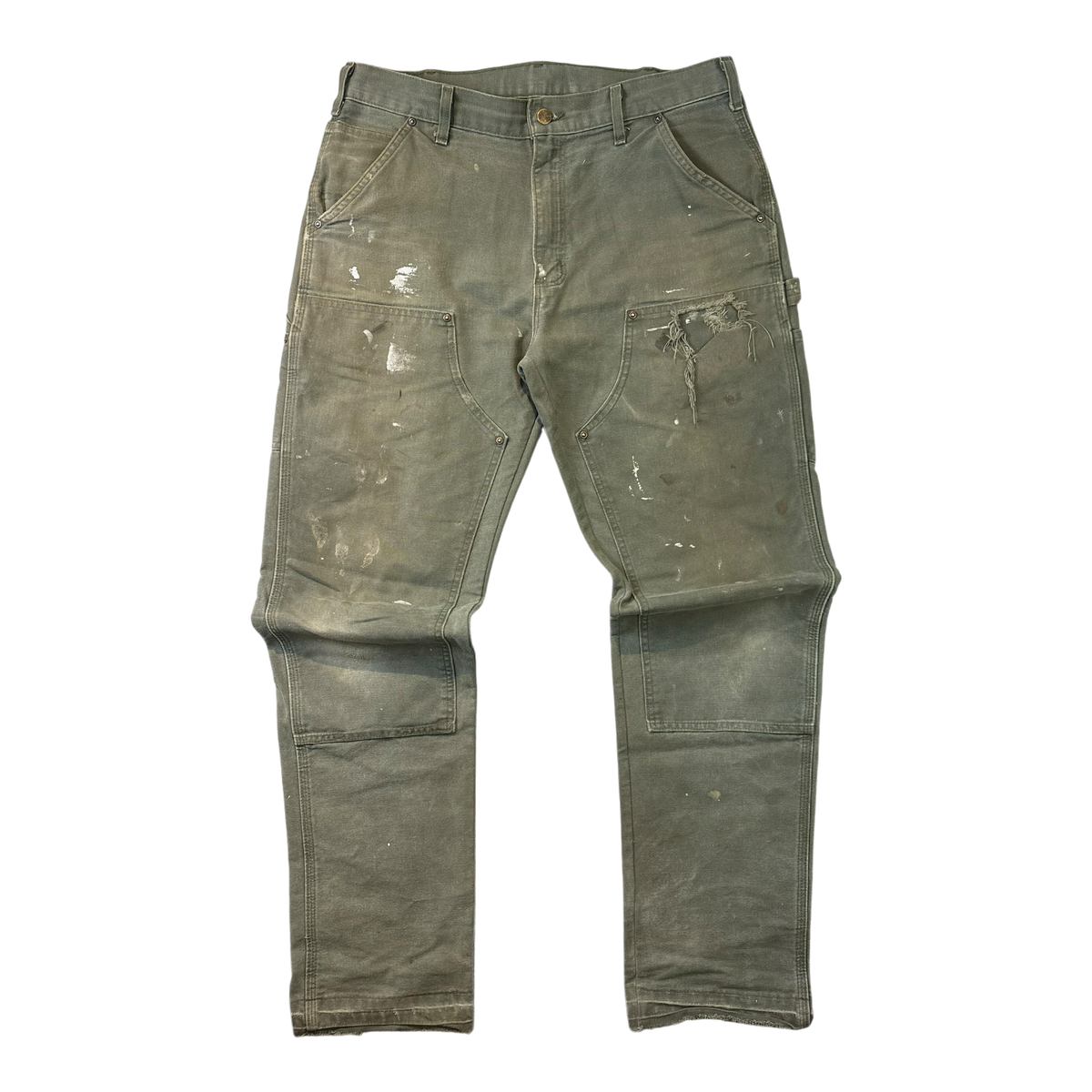 Carhartt Double Knees Pants Green