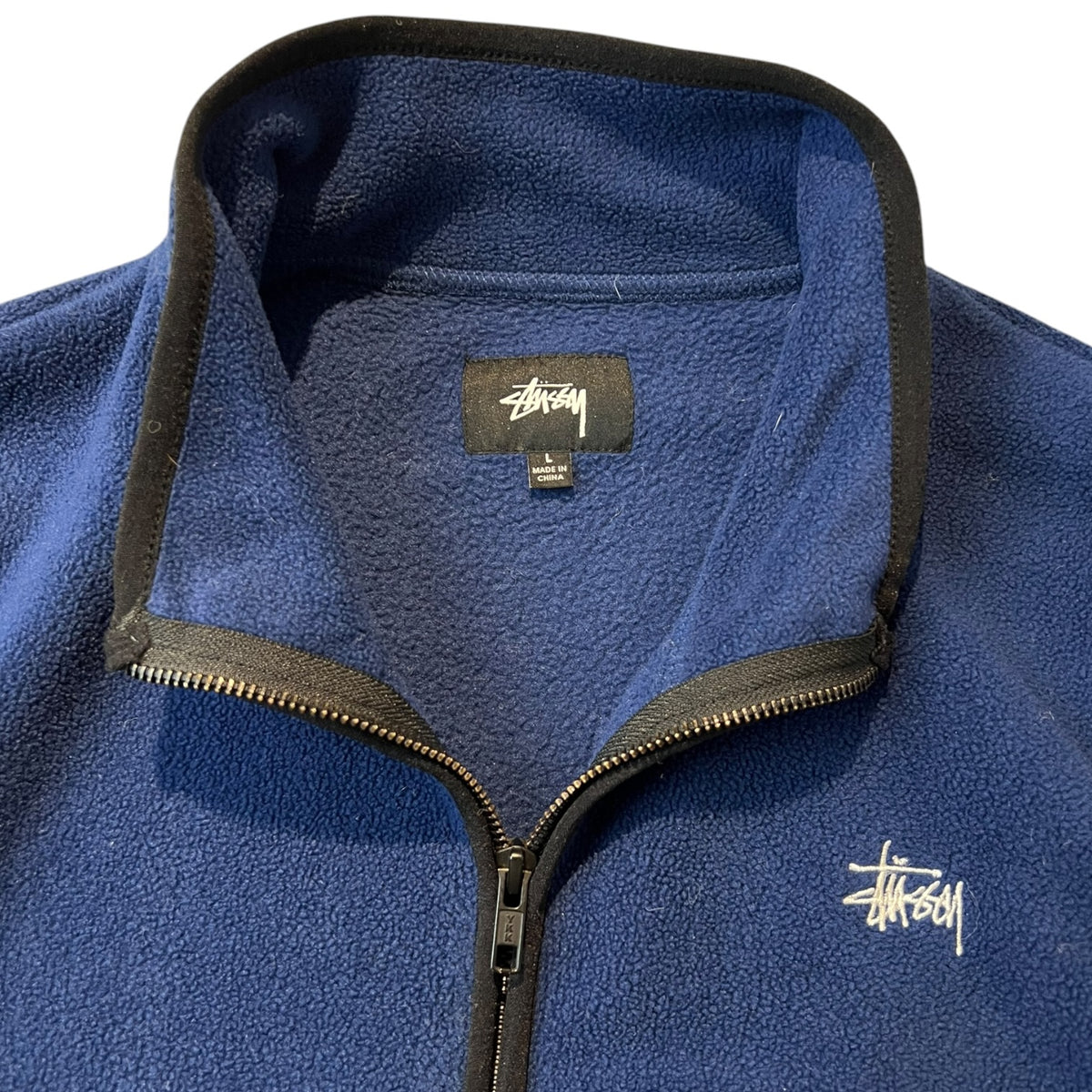 Stussy Full Zip Fleece Blue