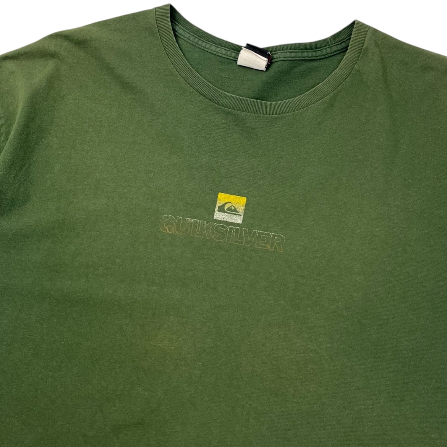 Vintage Y2K Quiksilver Spellout T-Shirt Moss
