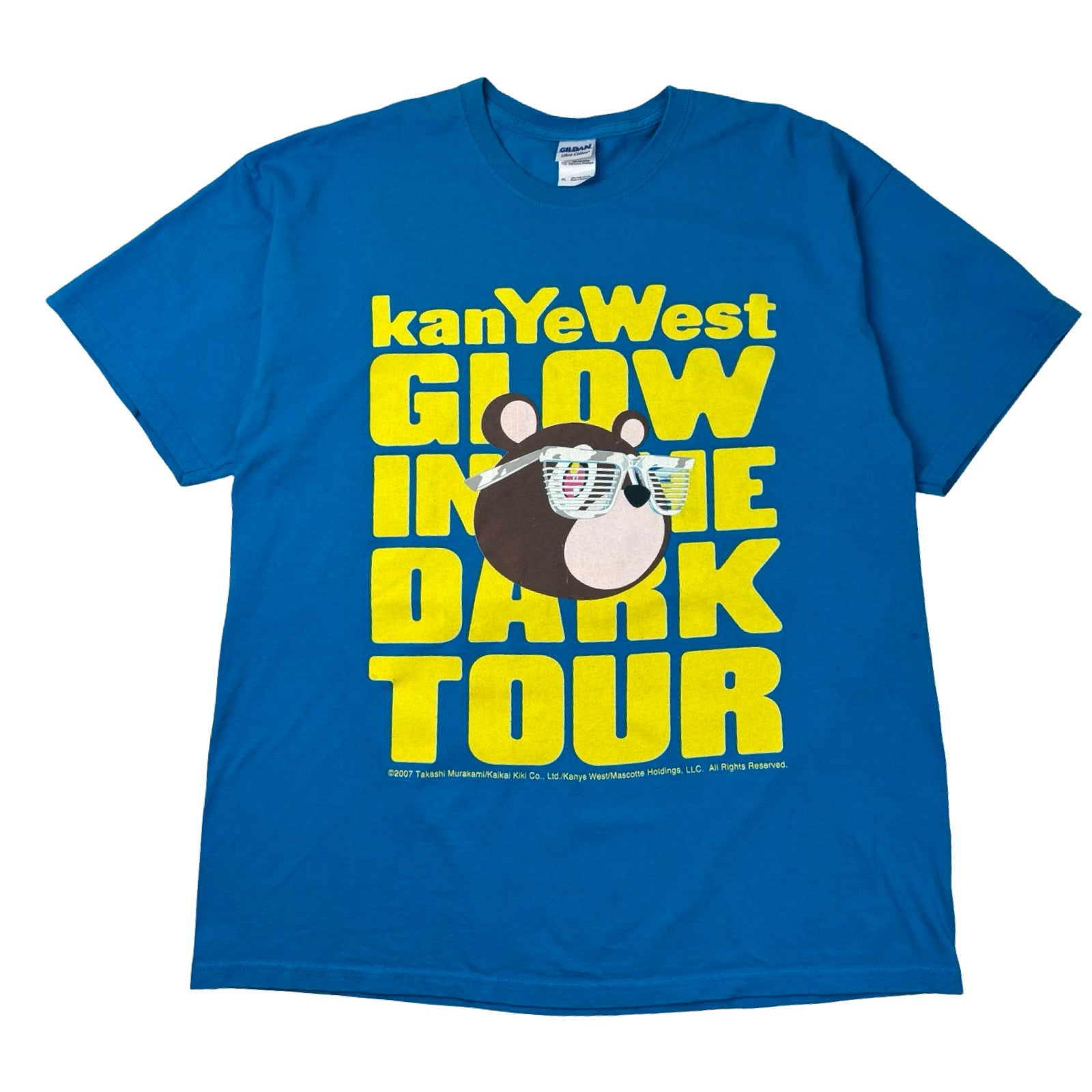 2001 Kanye West Glow In The Dark Tour T-Shirt