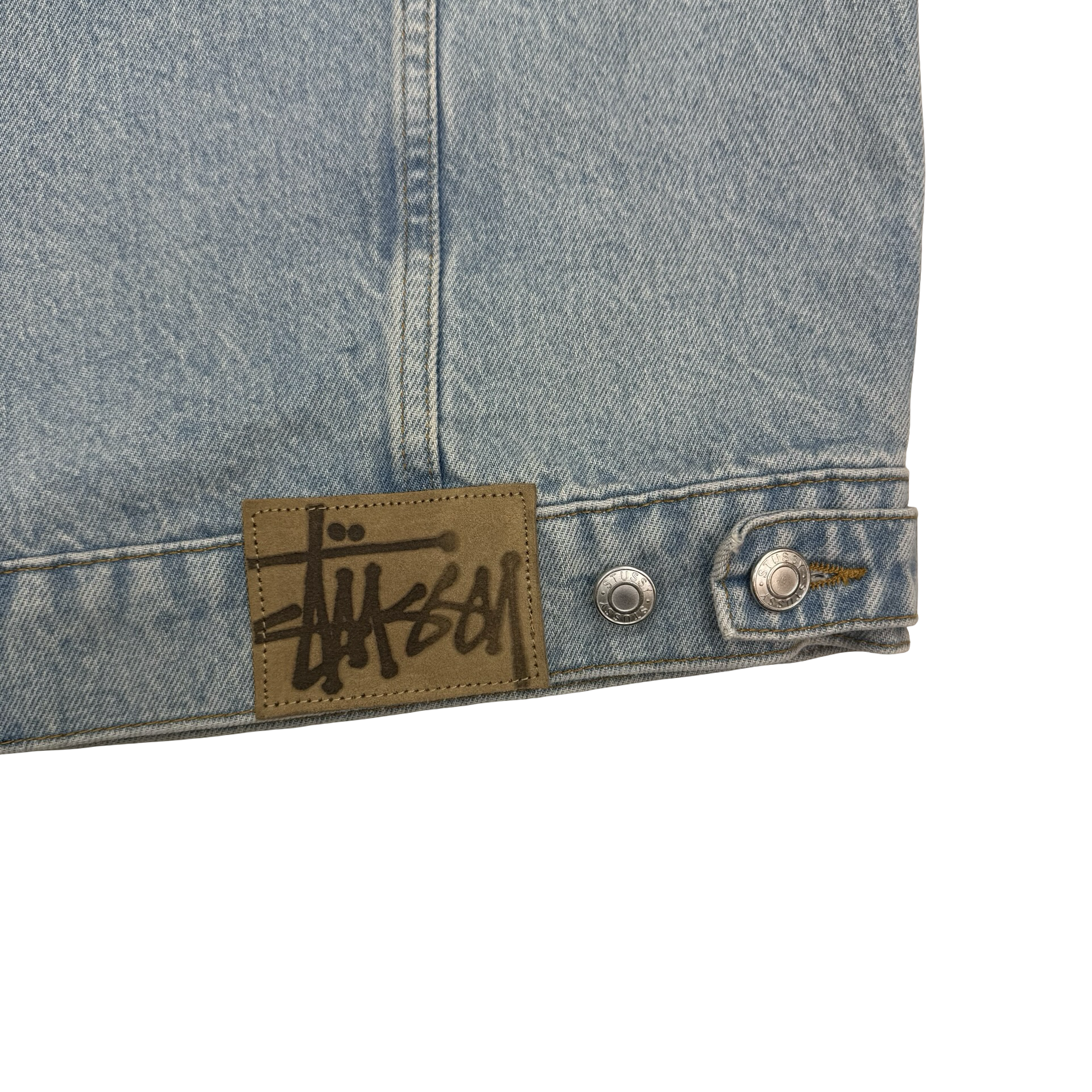 Stussy Trucker Jacket Light Denim Wash