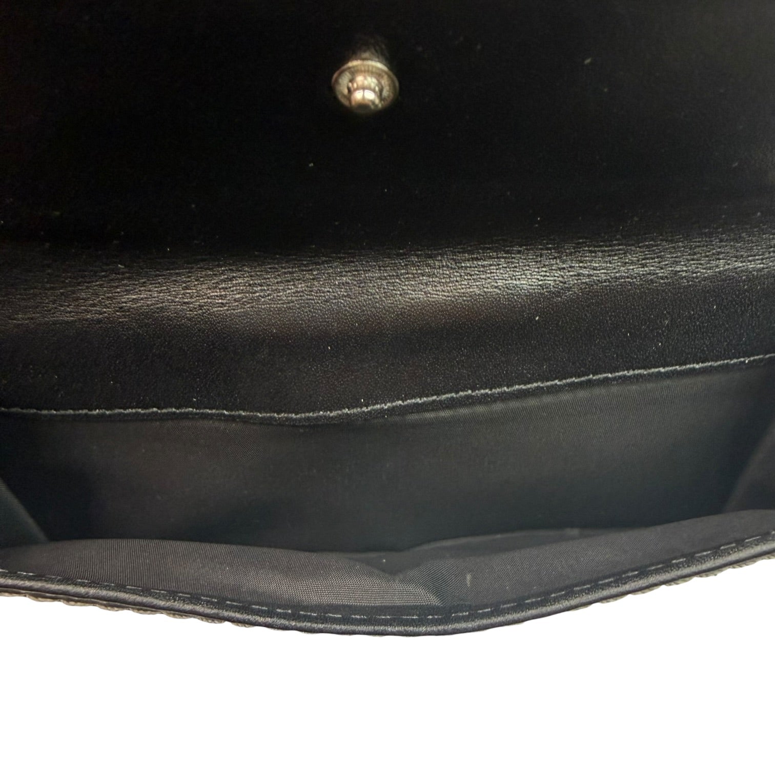 (W) Vintage Coach Hampton Turnlock Wallet Black
