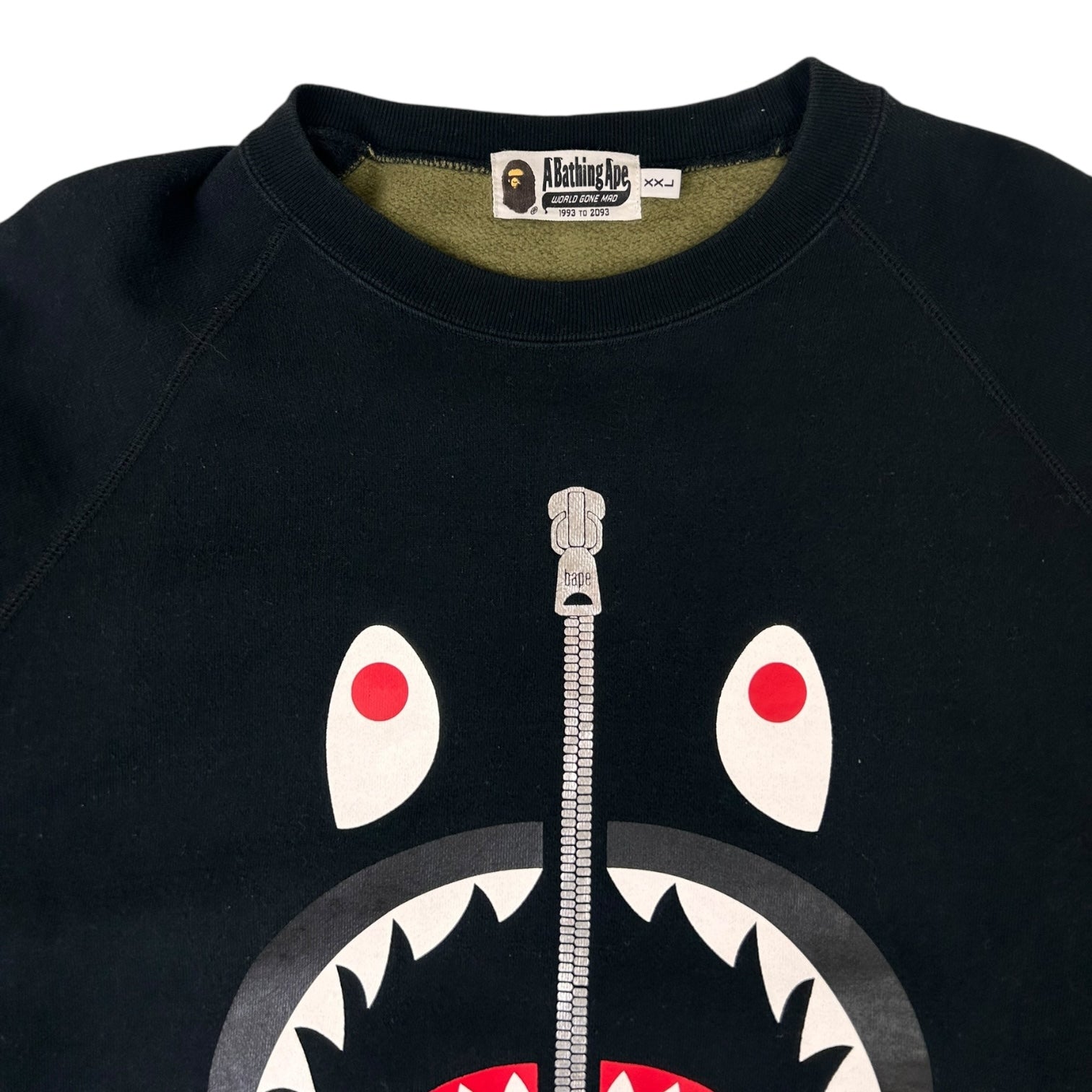 Bape WGM Shark Crewneck Black