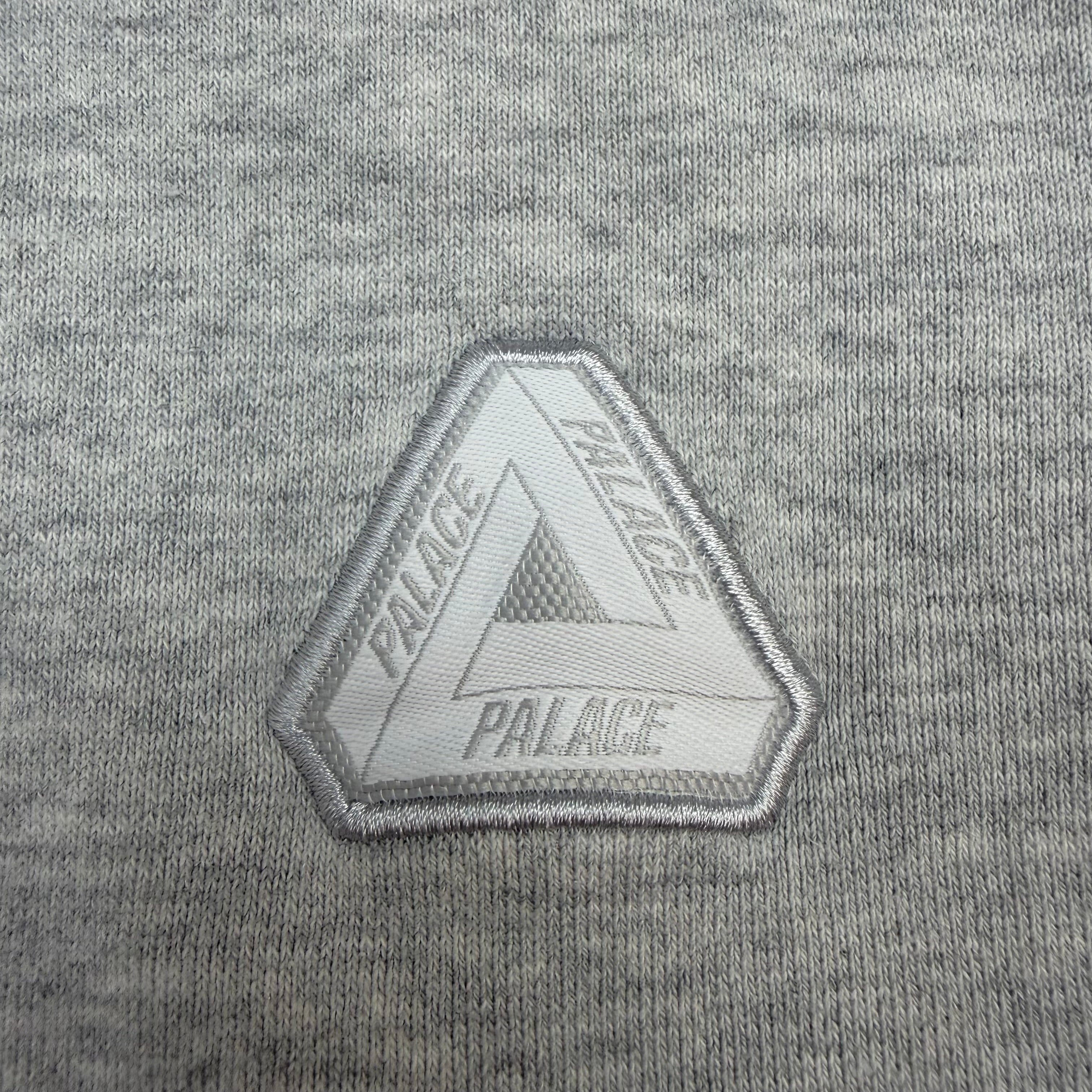 Palace Sofar Zip Up Hoodie Grey