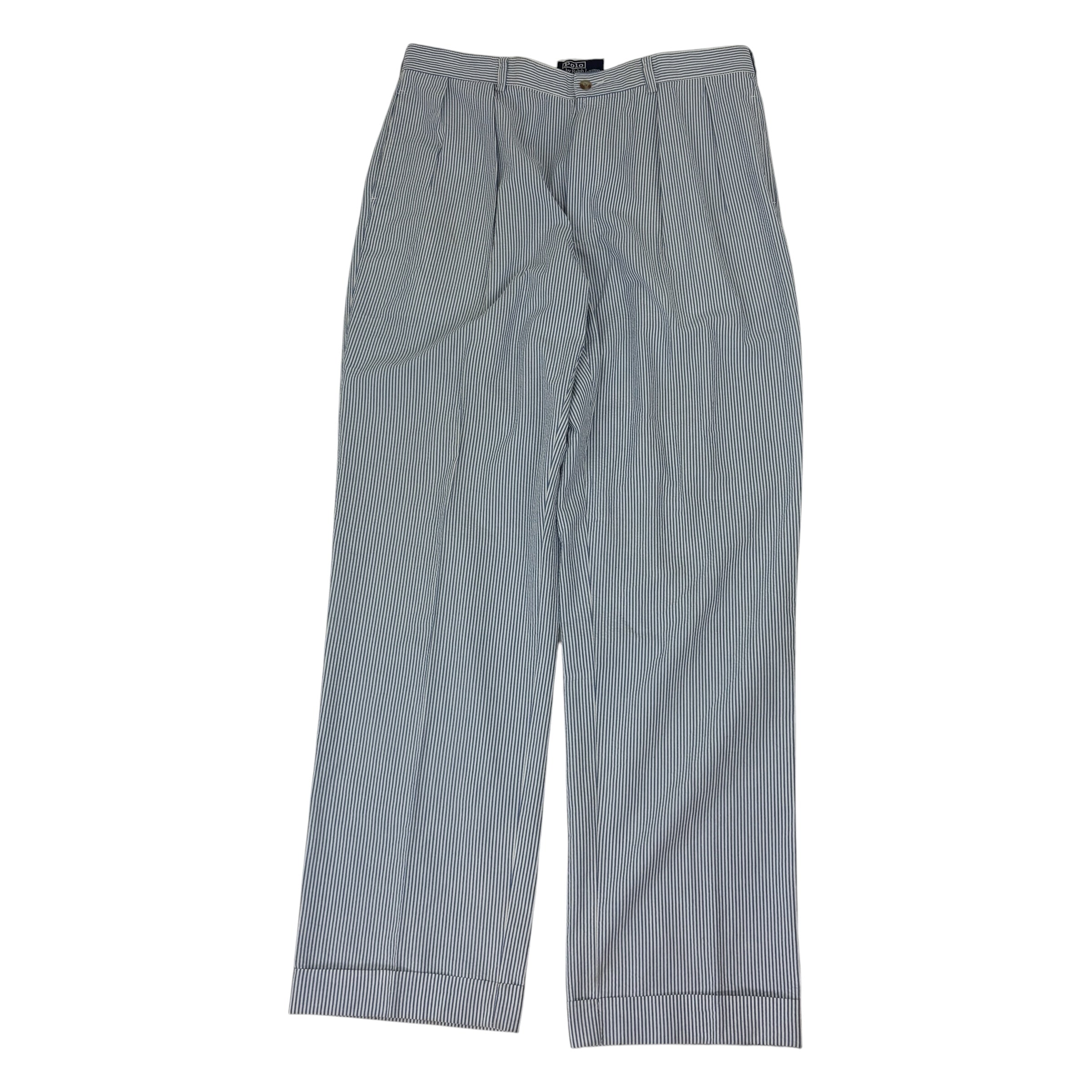 Vintage Polo Ralph Lauren Striped Seersucker Suffield Chino Pants Striped