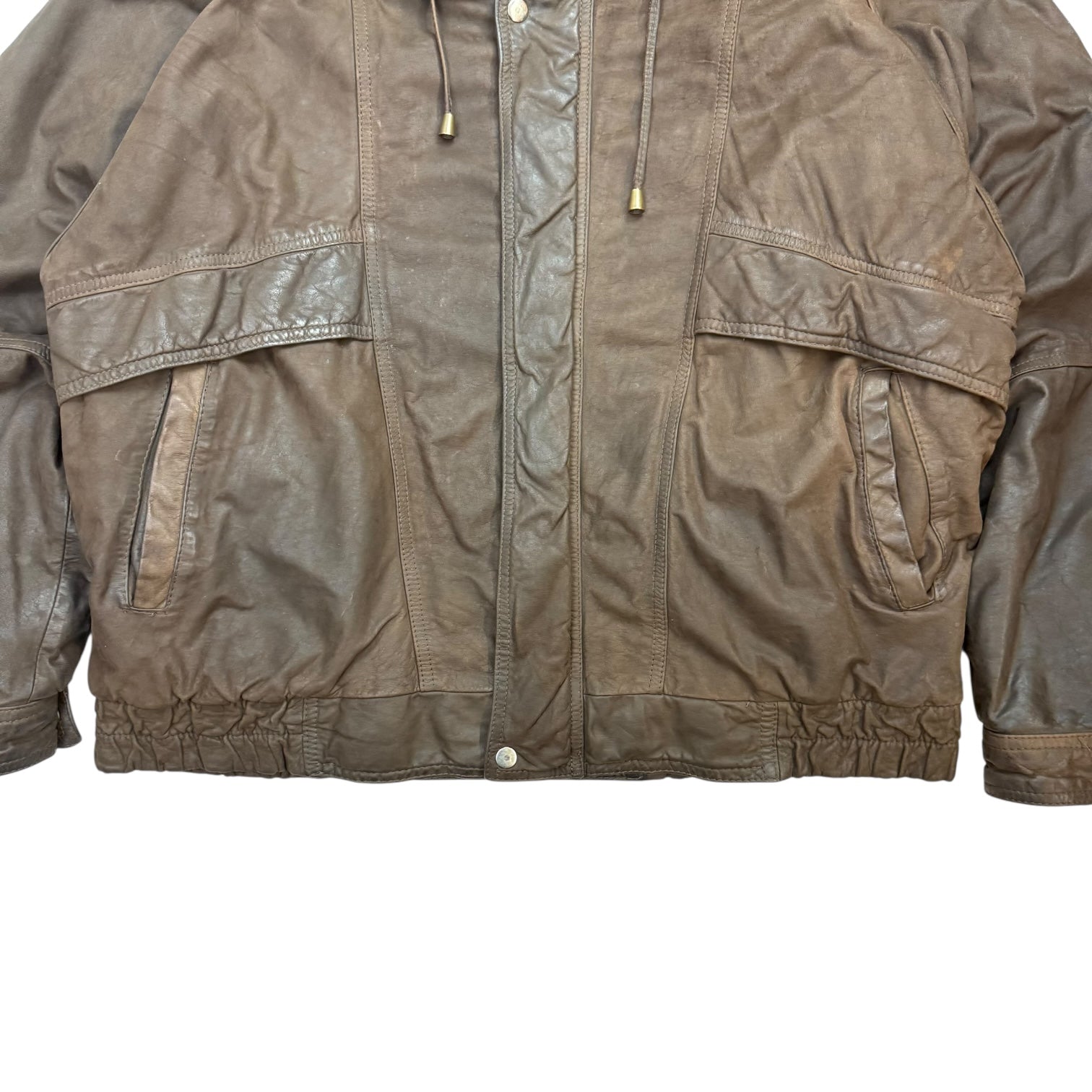 Vintage Elico Leather Jacket Brown