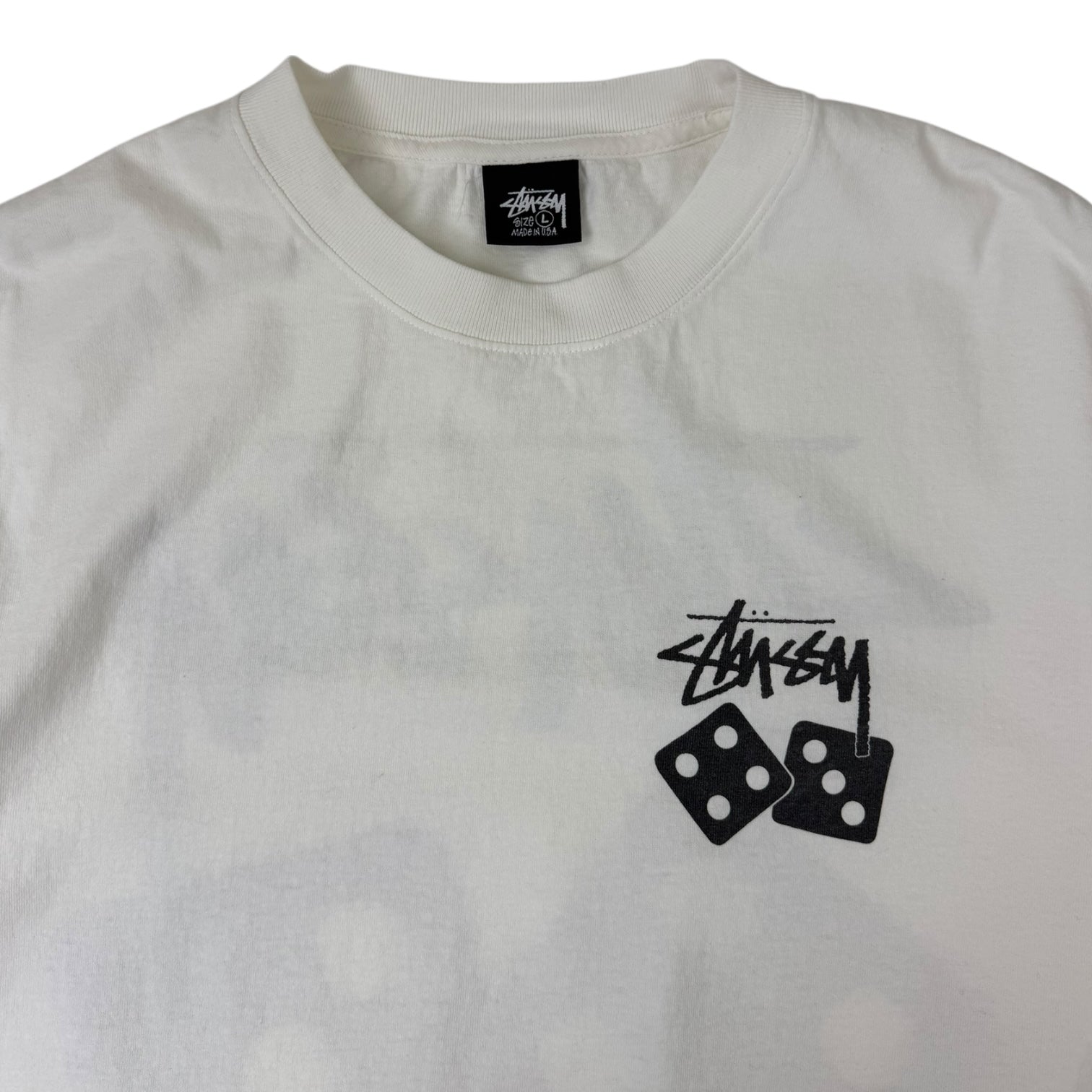 Stussy Dice T-Shirt White