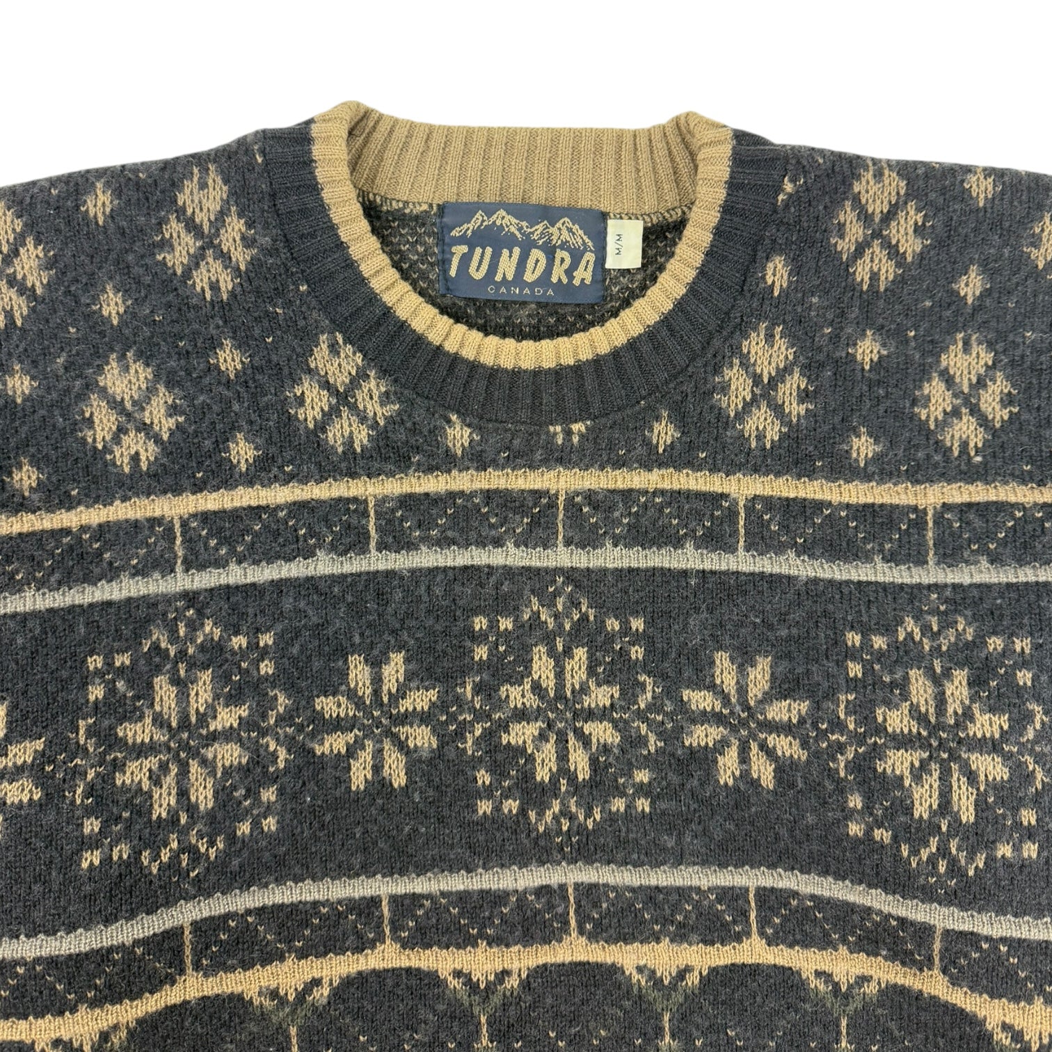 Vintage Tundra Printed Knit Sweater