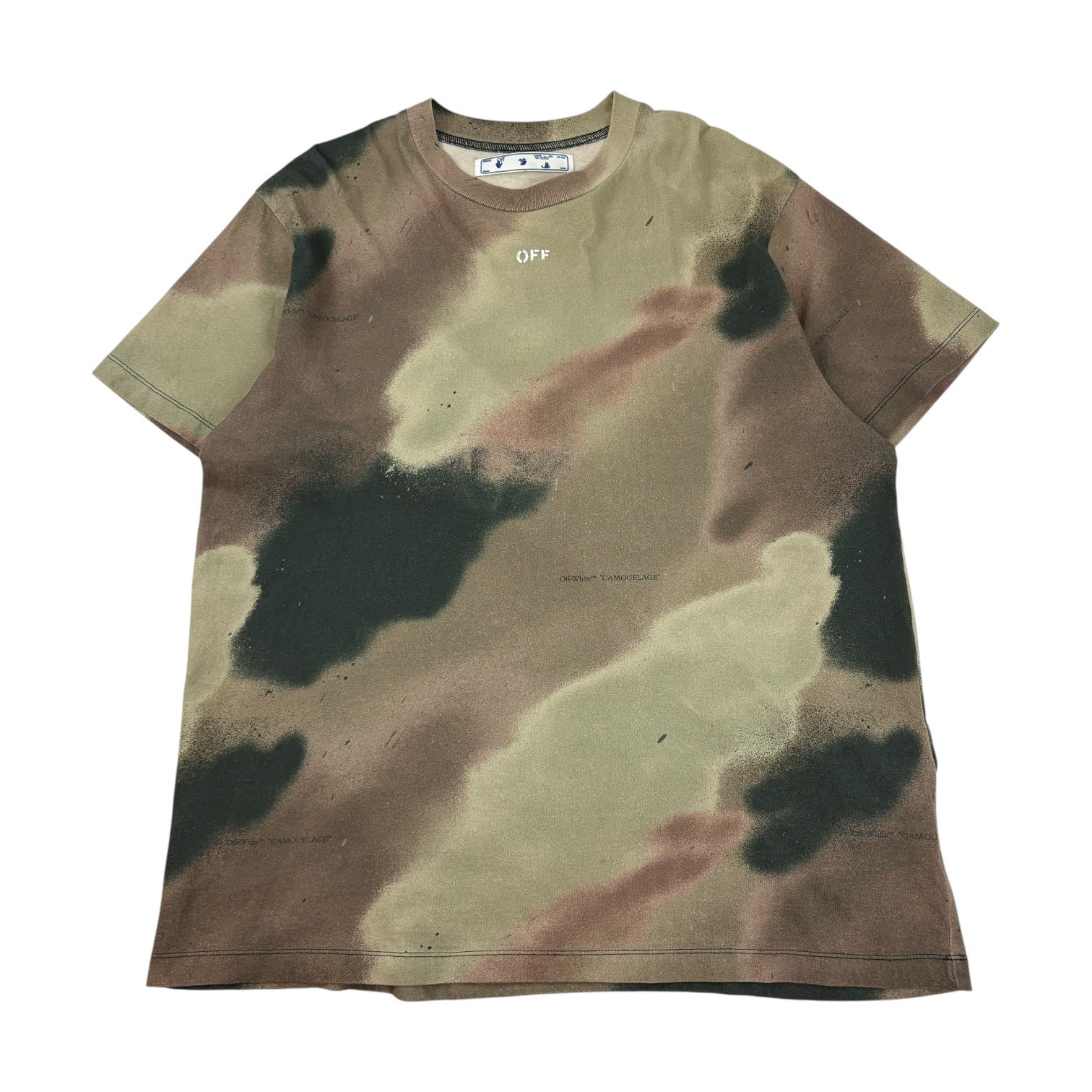 Off-White Stencil Arrows Camo T-Shirt