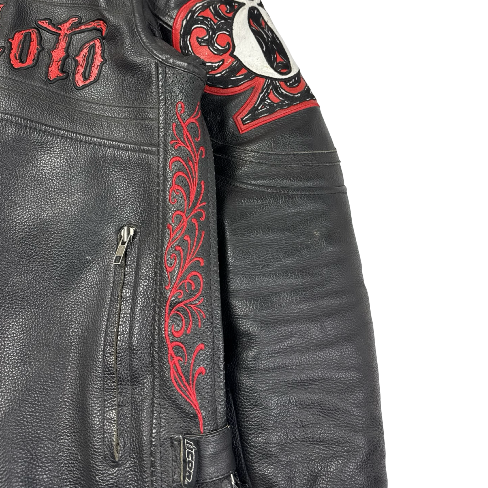 Vintage Icon Moto South Dakota Leather Biker Jacket