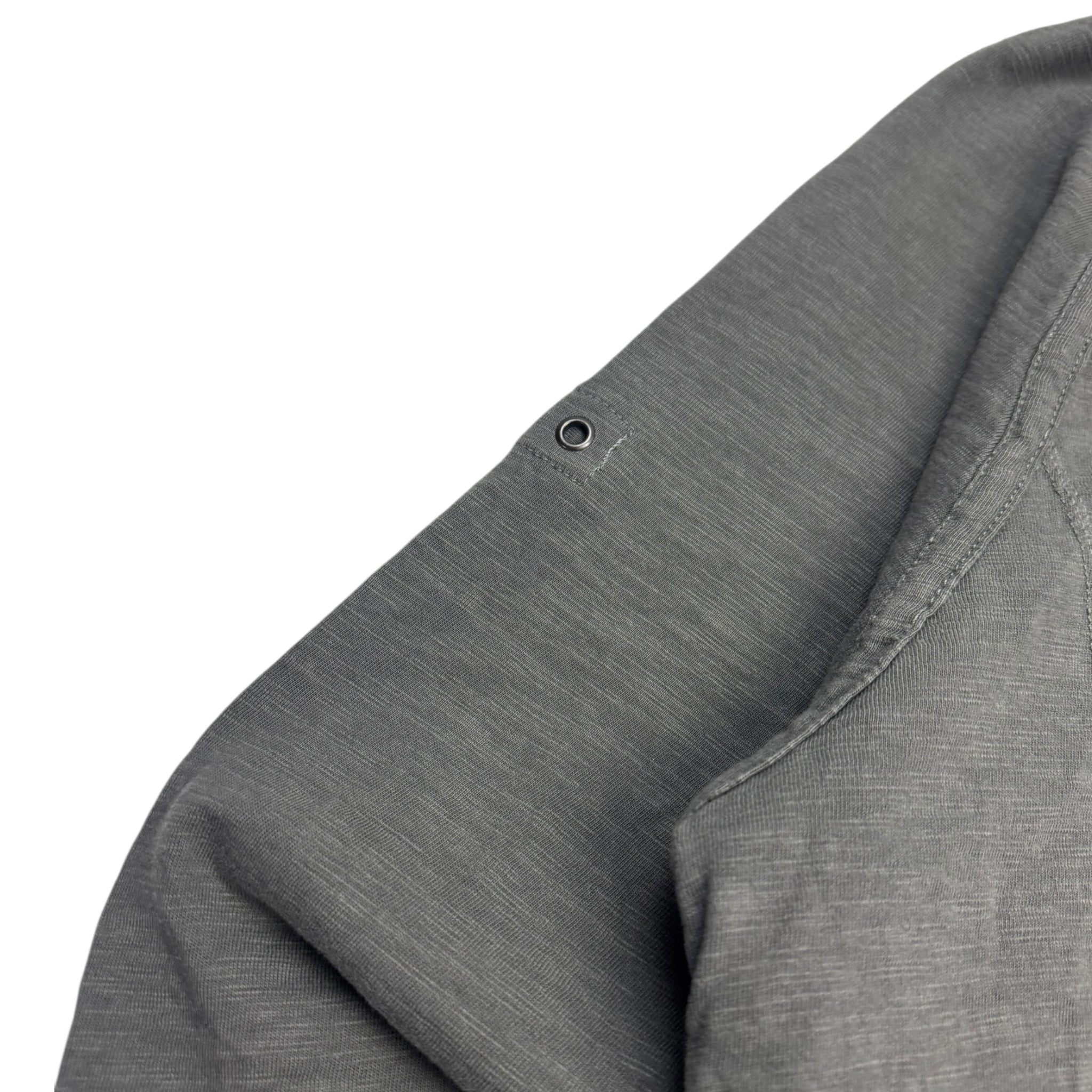 Y2K Von Dutch Zip Up Sweatshirt Grey