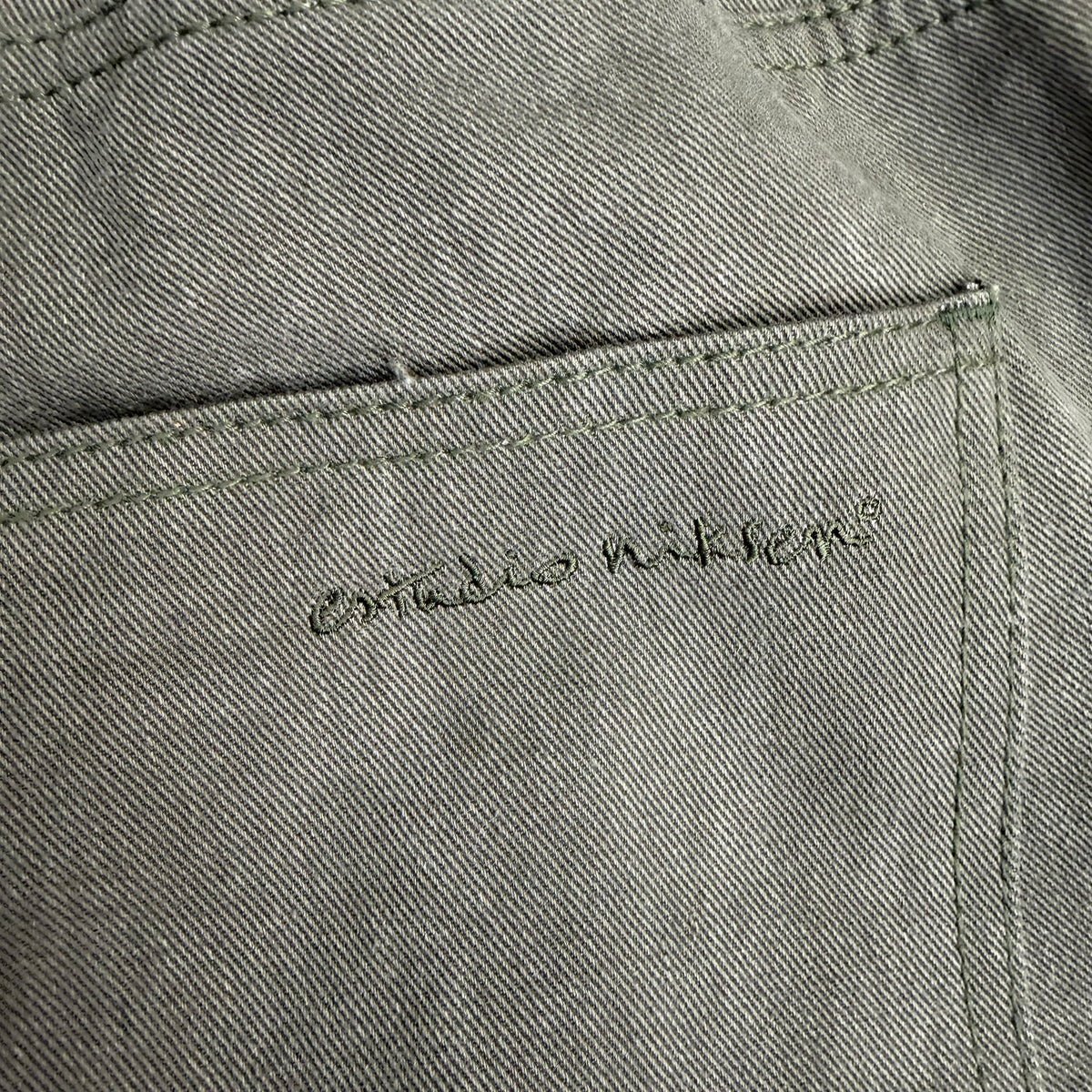 Estudio Niksen Half Dart Maxi Jeans Green