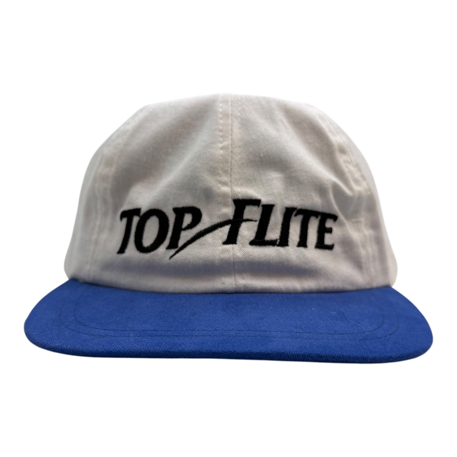Vintage Top Flite Golf Strapback Hat White/Blue