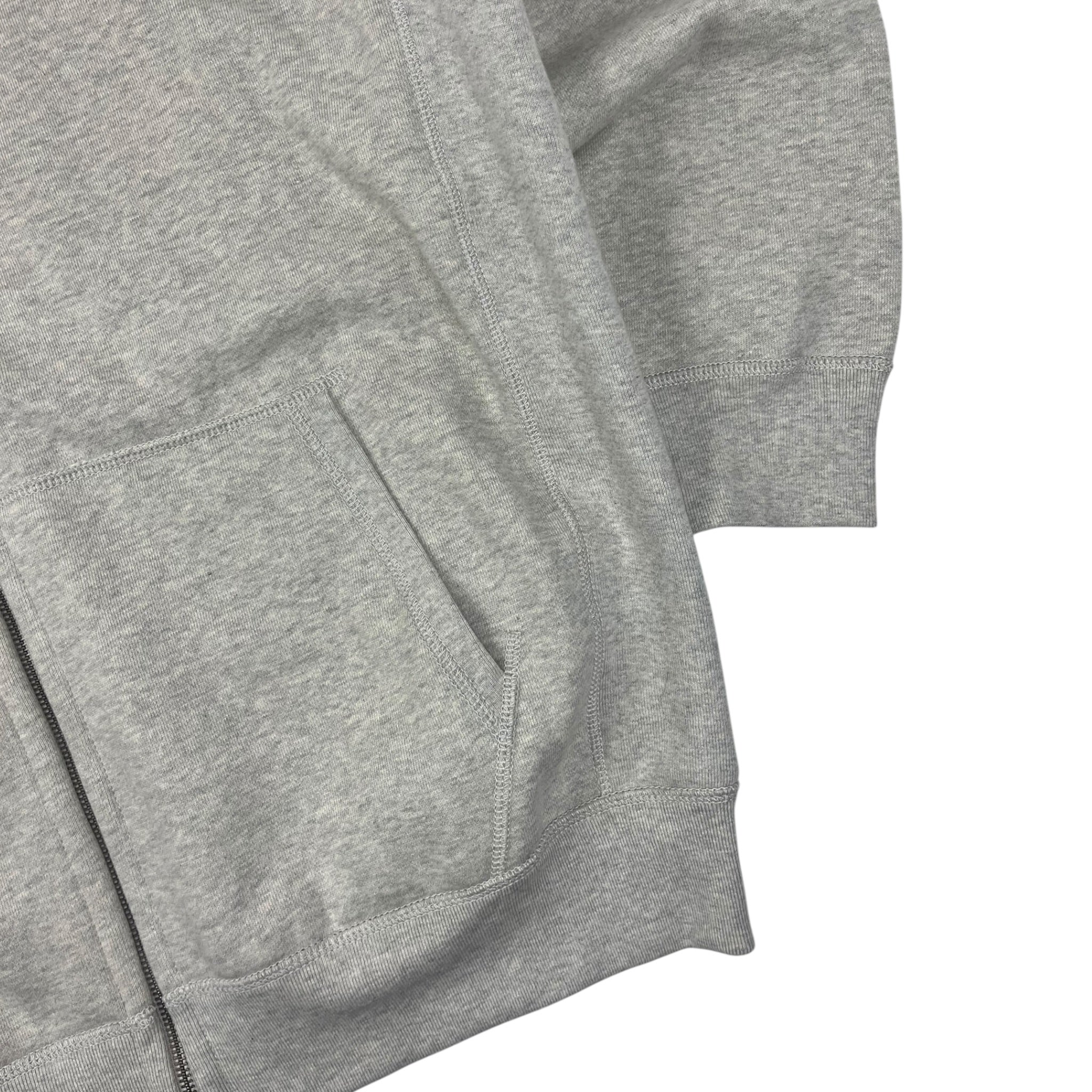 Polo Ralph Lauren Waffle Hood Zip Hoodie Grey