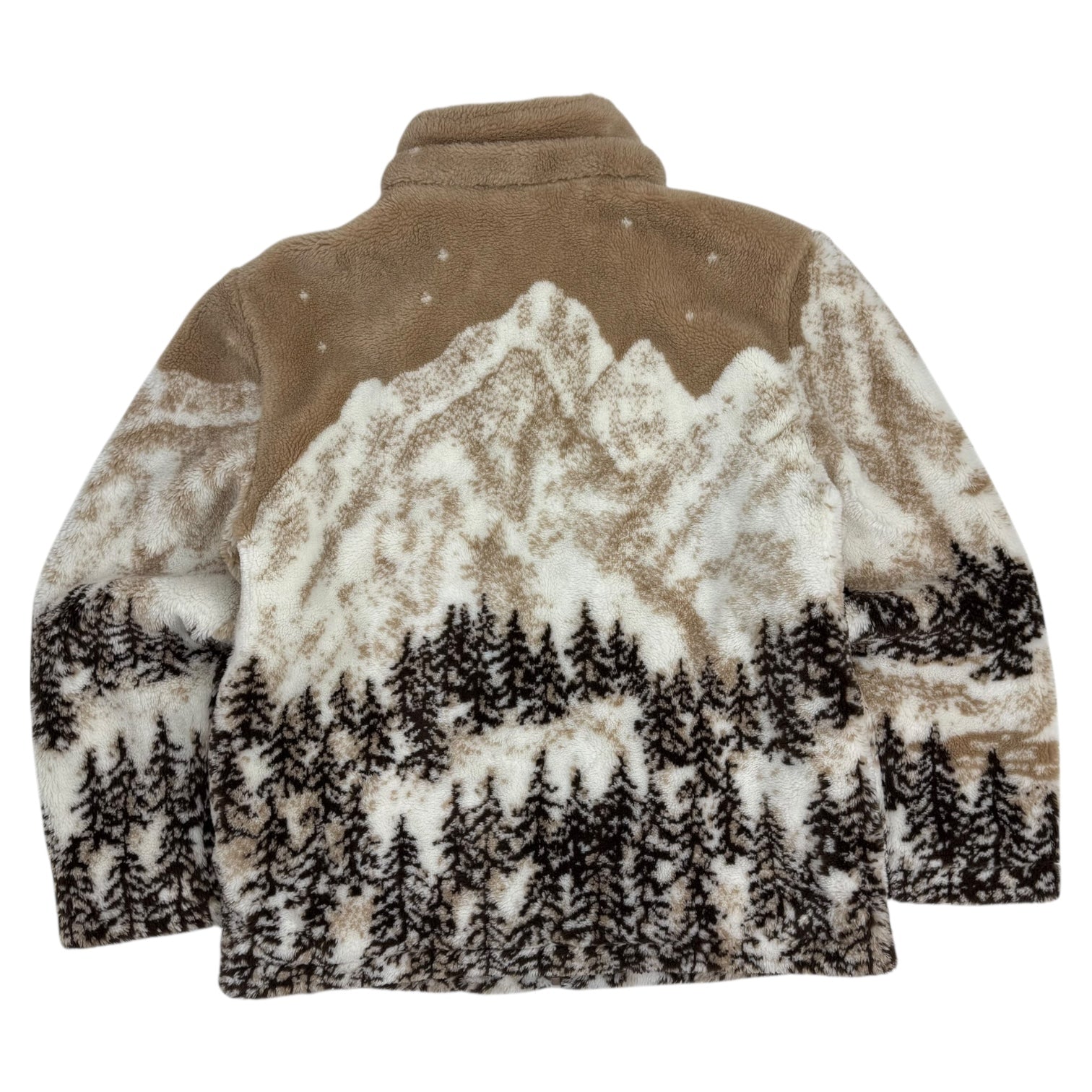 Vintage Mountain Fleece Jacket Brown