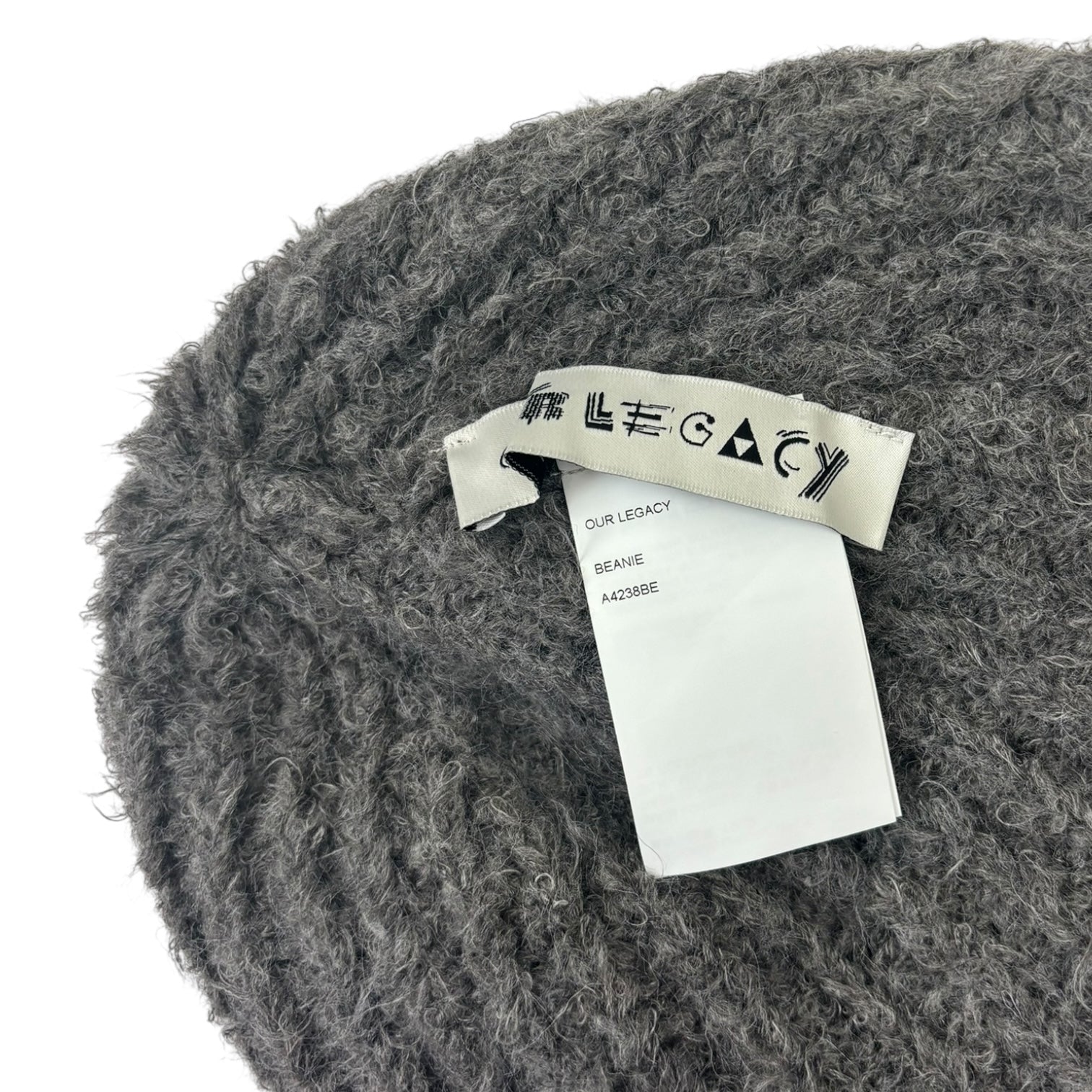 Our Legacy Mohair Beanie Grey