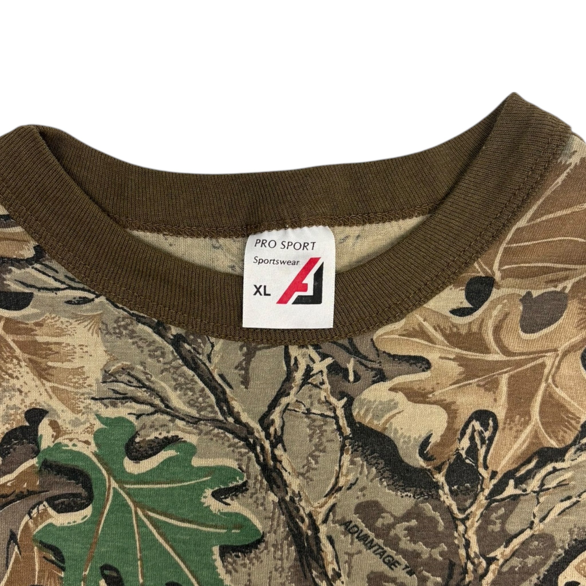 Vintage Woodland Real Tree Camo Ringer T-Shirt