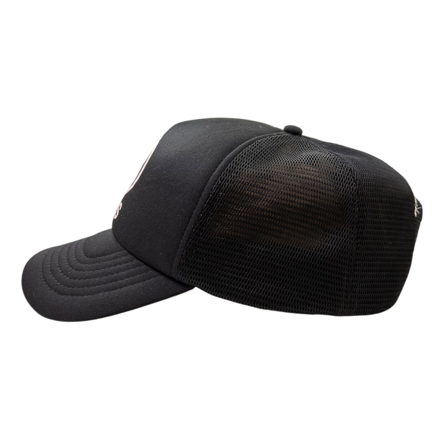 Stussy Paris Chapter Snapback Trucker Hat Black
