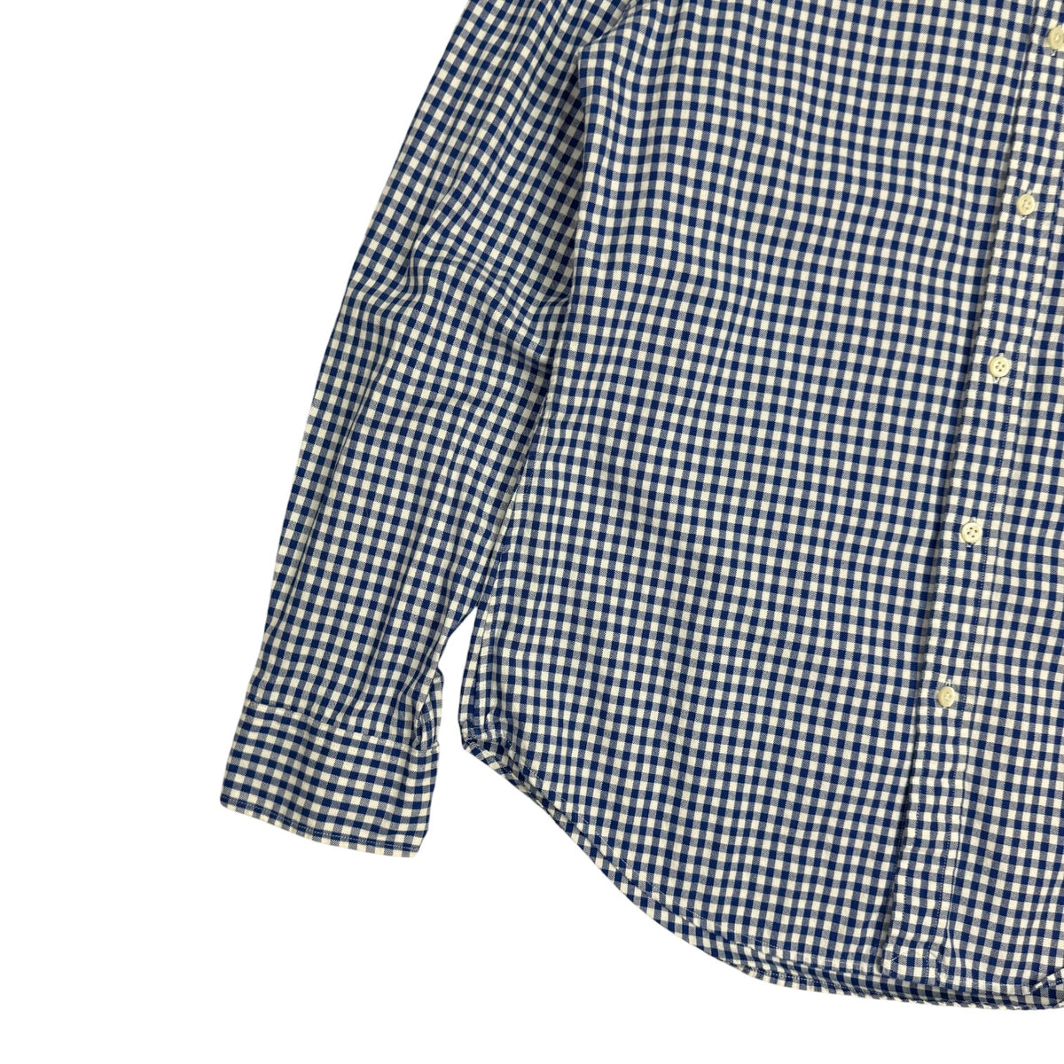 Vintage Polo Ralph Lauren Button Up Shirt Plaid Blue/White