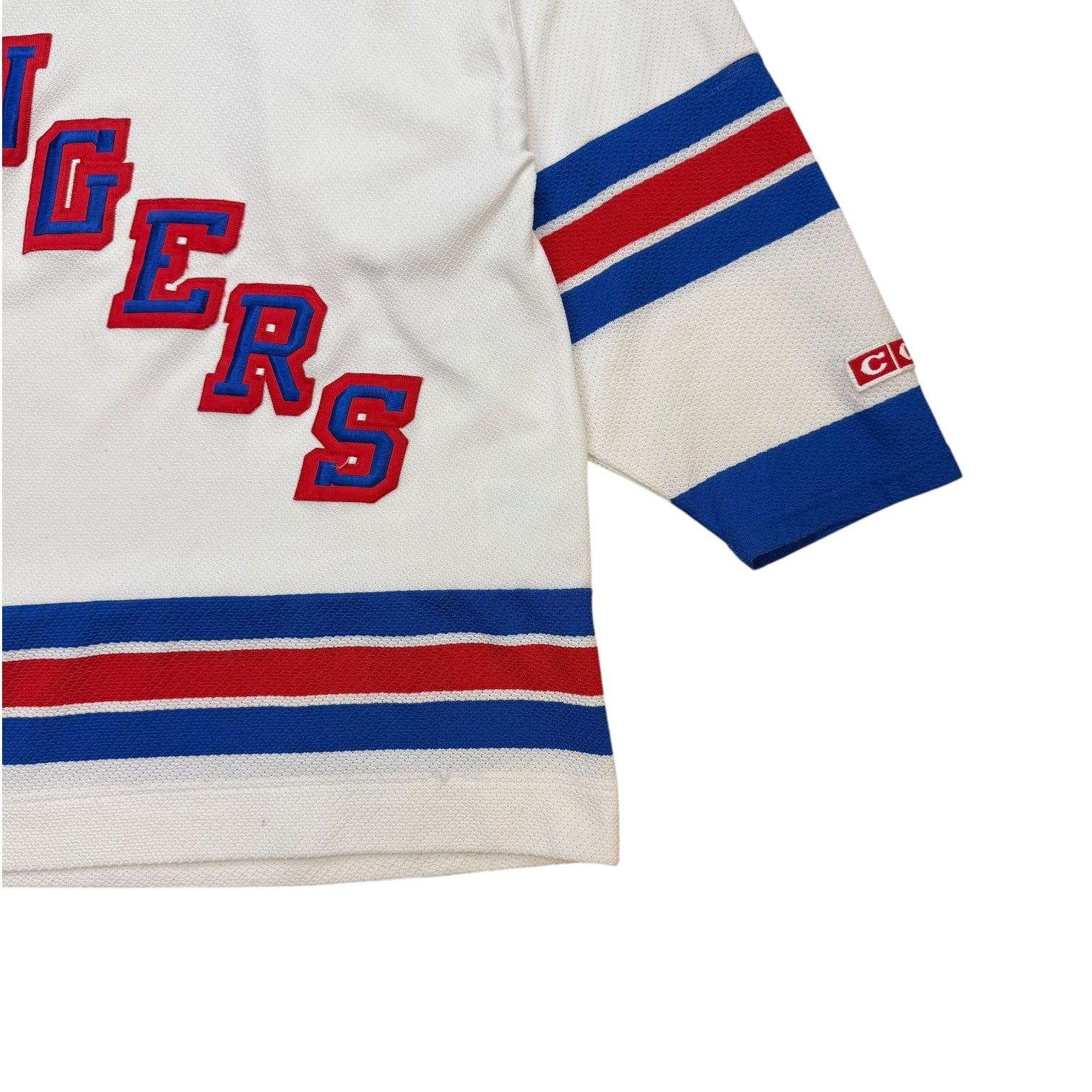 Vintage CCM New York Rangers Away Jersey White