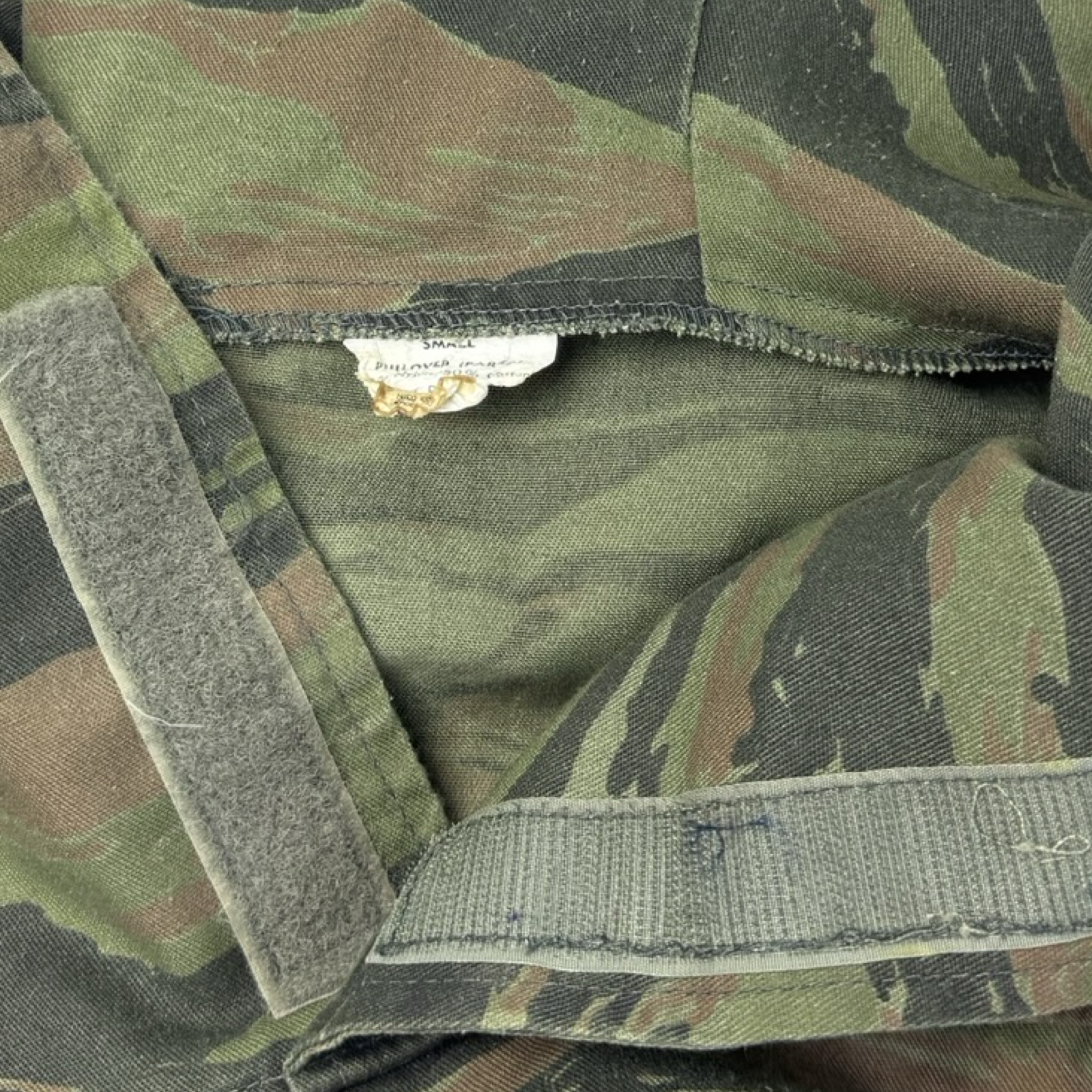 Vintage Tiger Stripe Camo Anorak Jacket