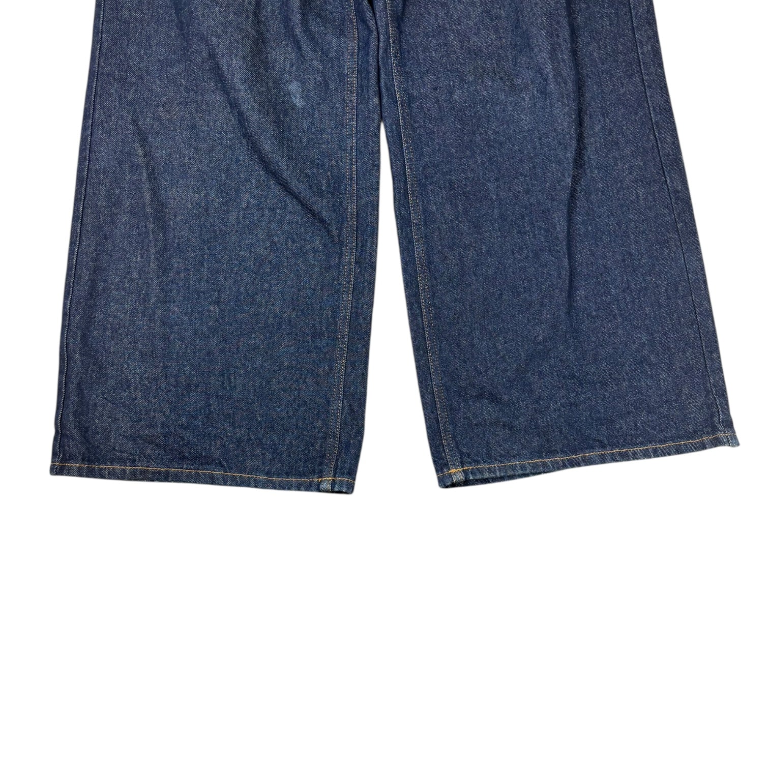 Pearled Ivory 1211 Washed Indigo Wide-Leg Jean