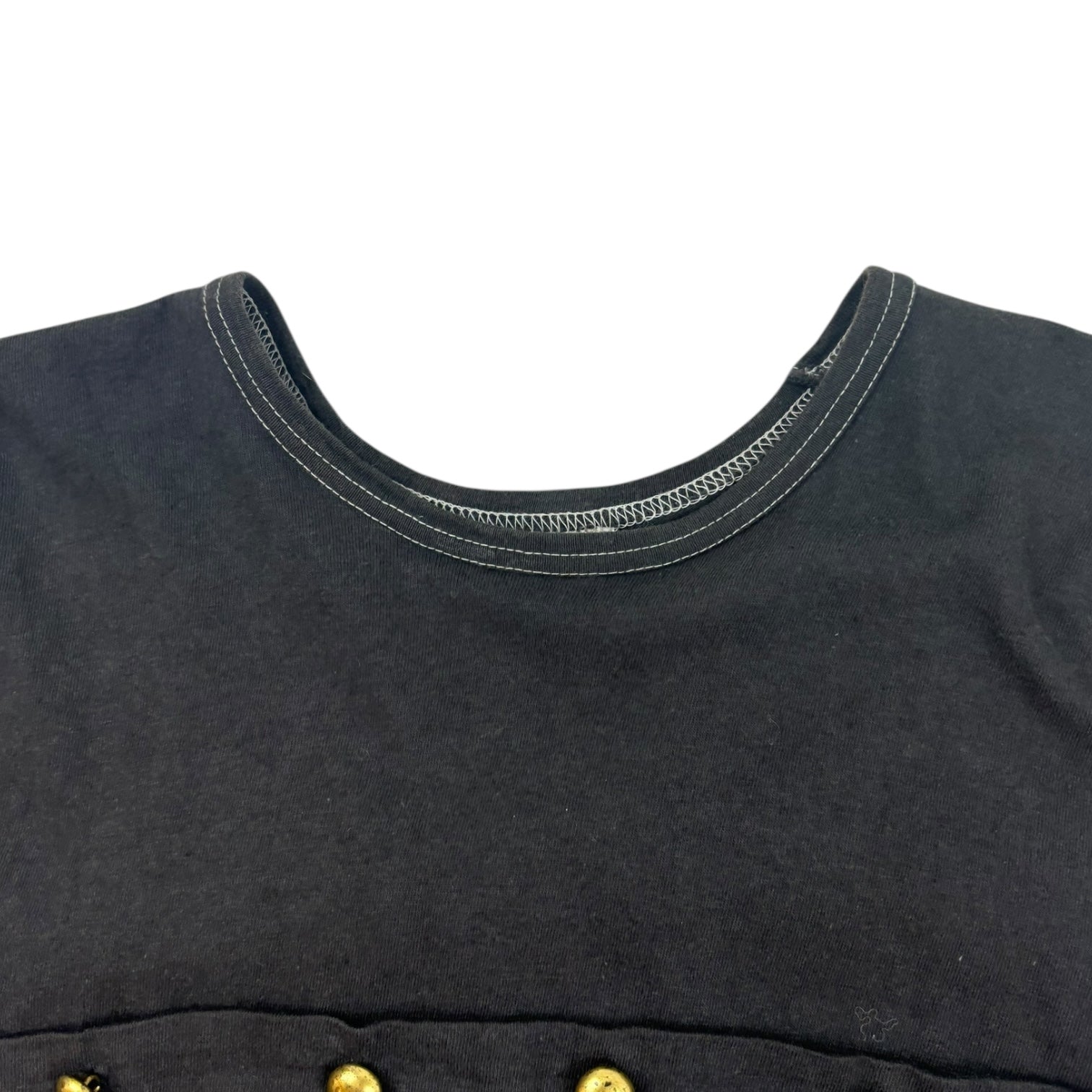 TAO Comme Des Garçons Women’s Button Studded T-Shirt Black