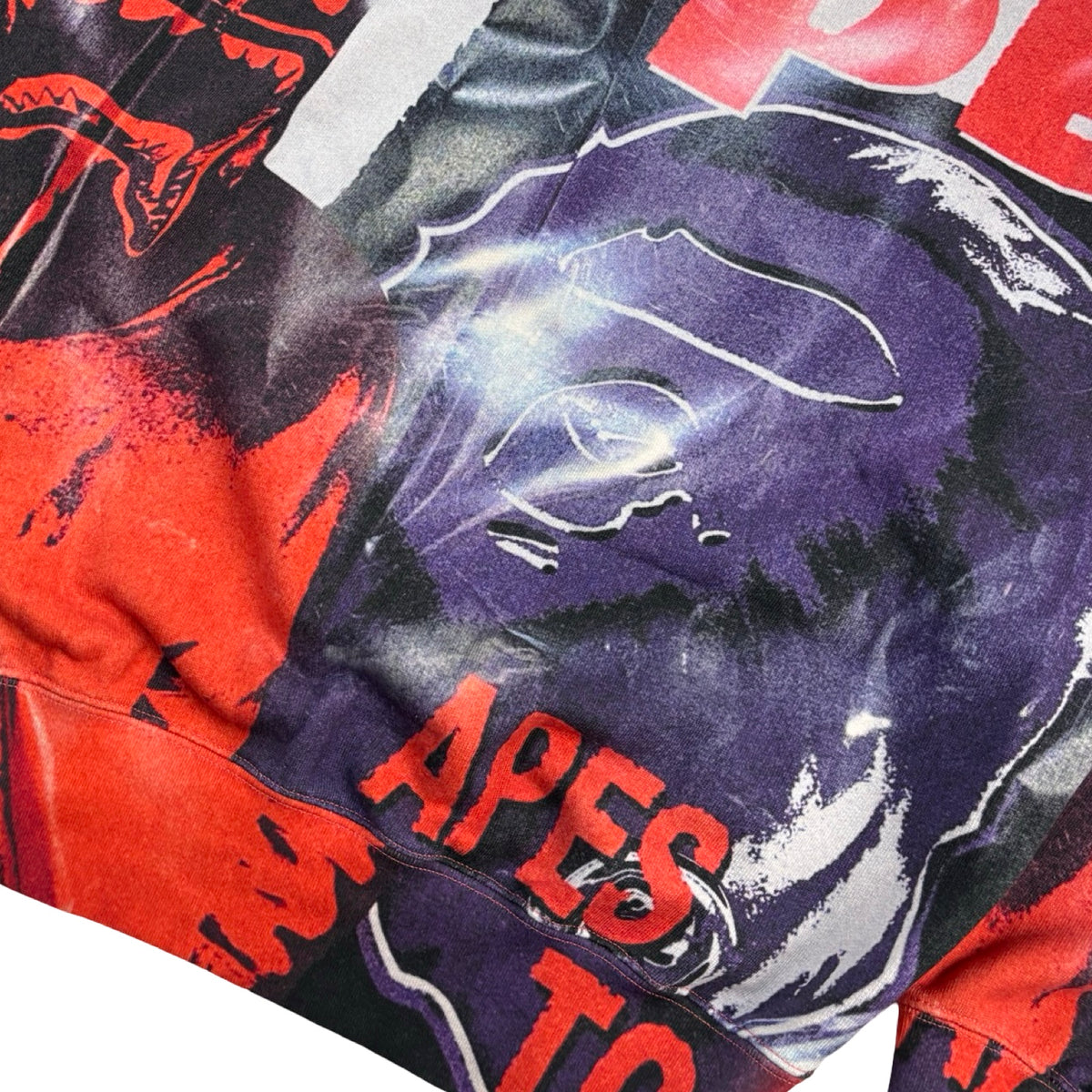 BAPE Overprint Relax Crewneck Sweatshirt
