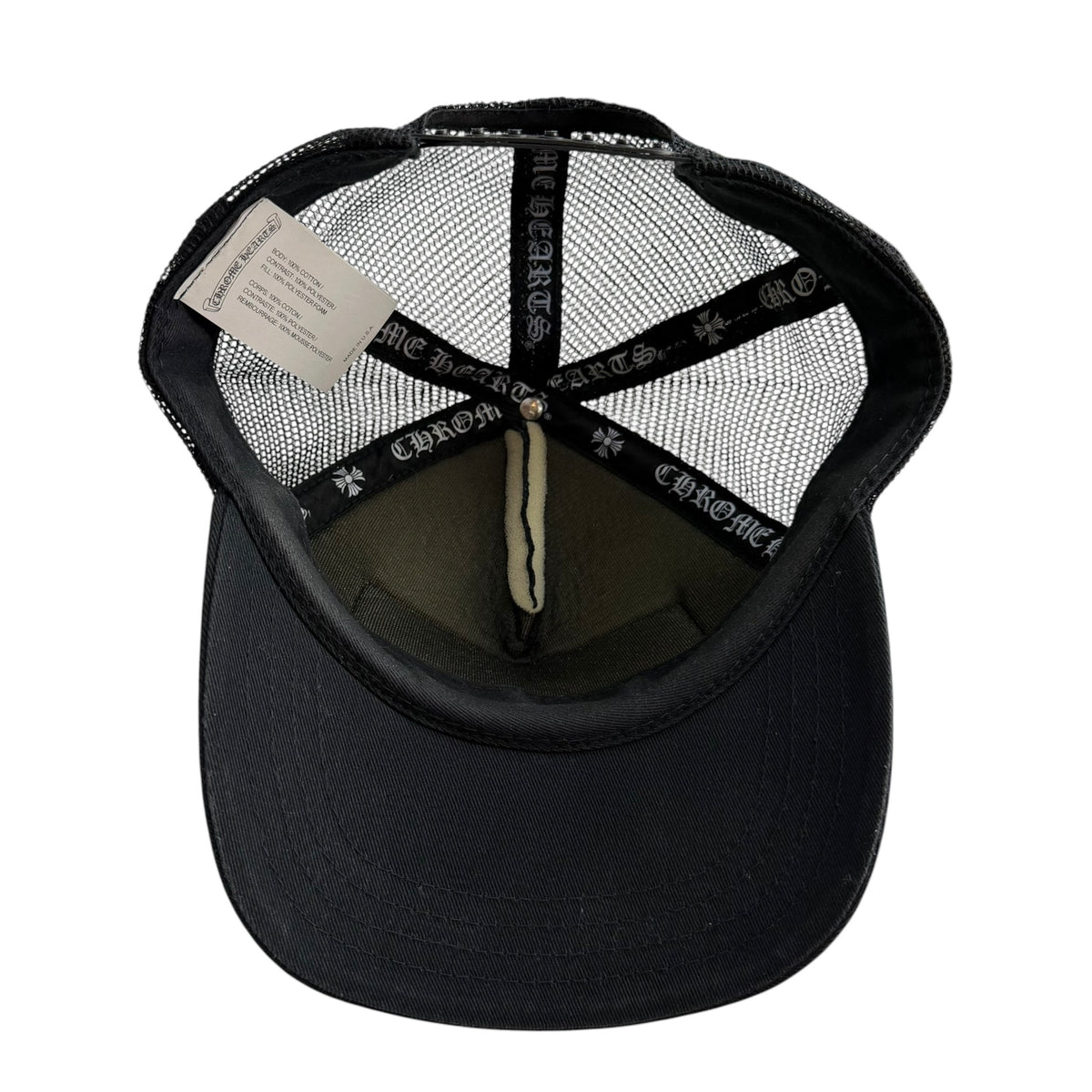 Chrome Hearts CH Las Vegas Trucker Hat Black