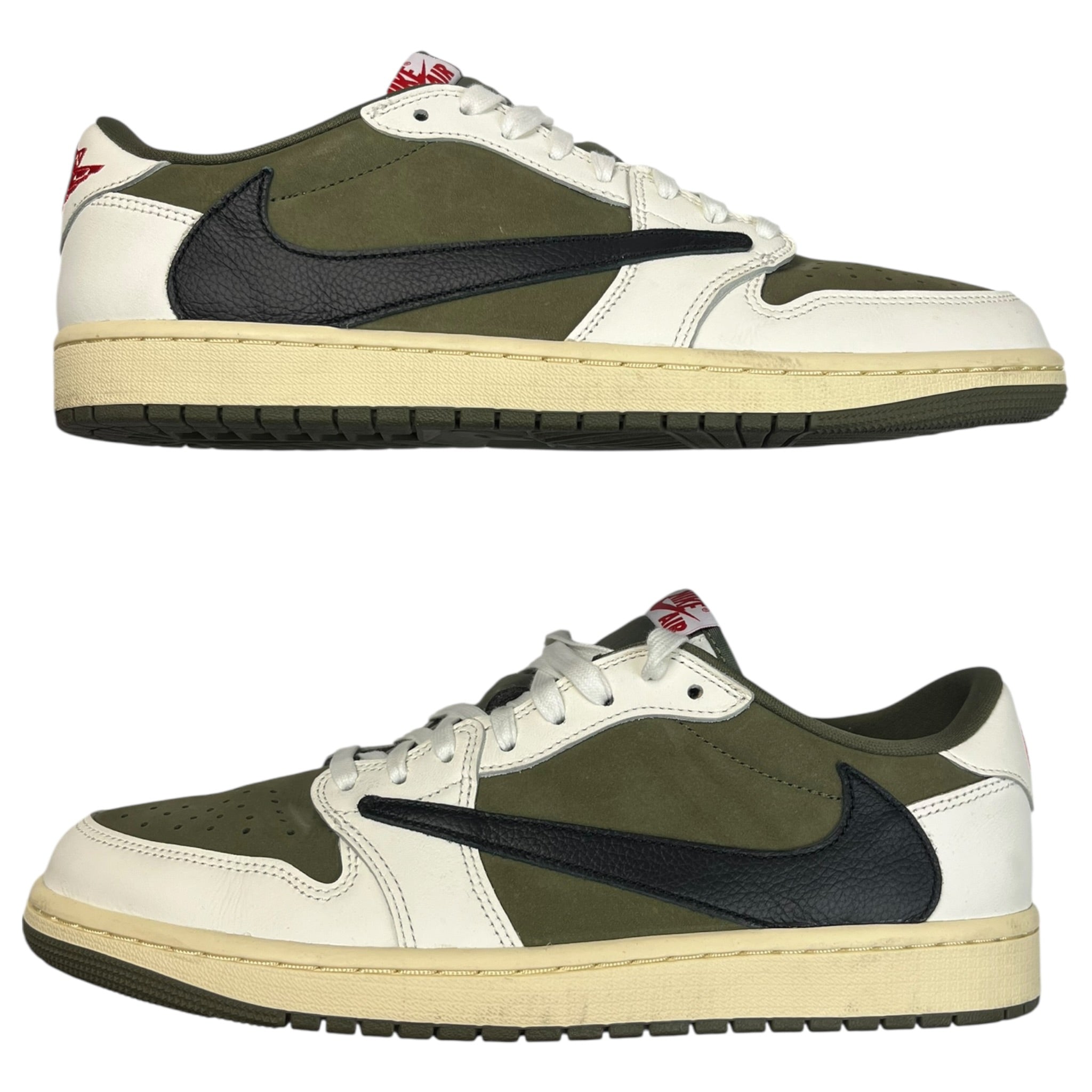 Jordan 1 Low OG SP Travis Scott Medium Olive (Used)