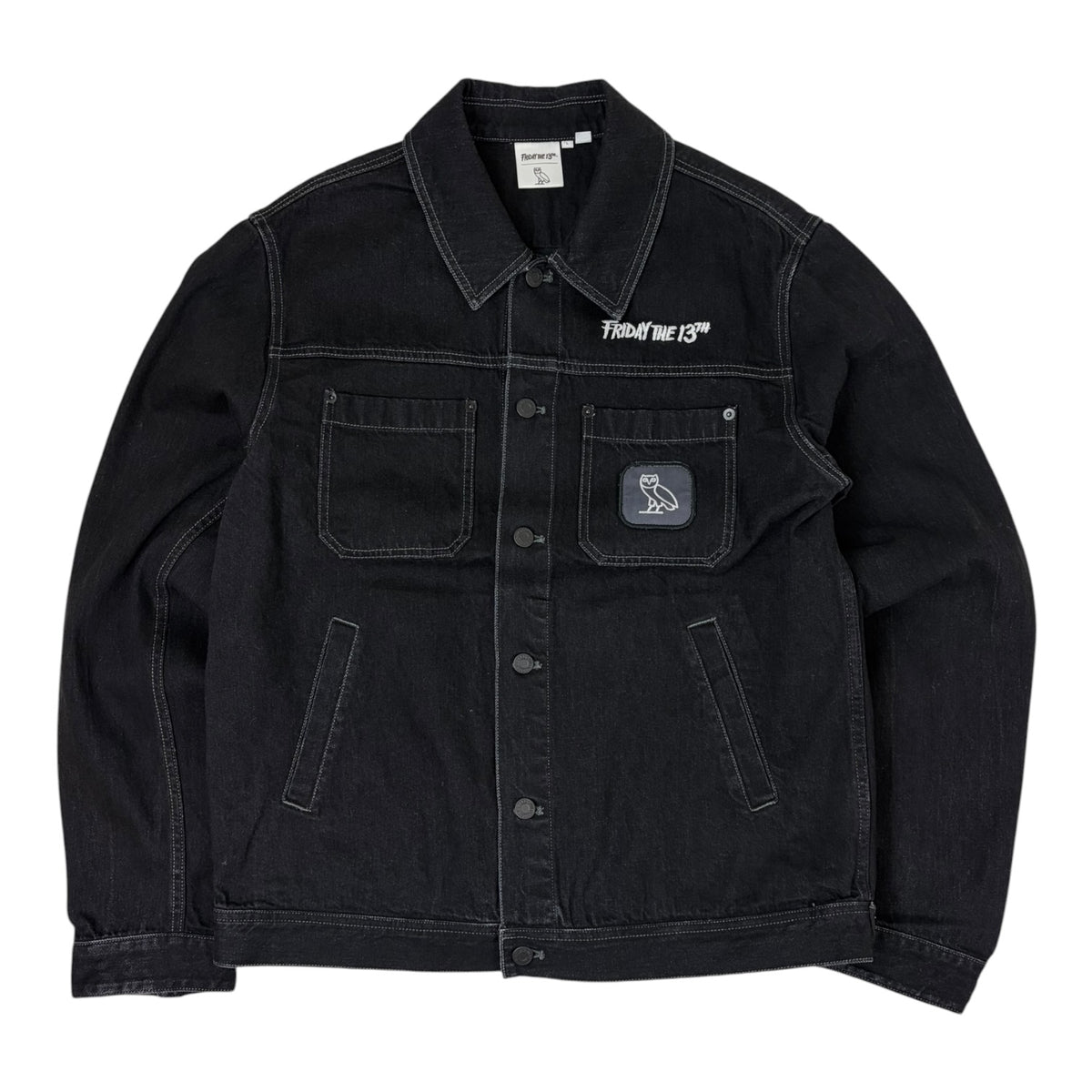 OVO Friday The 13th Denim Jacket Black