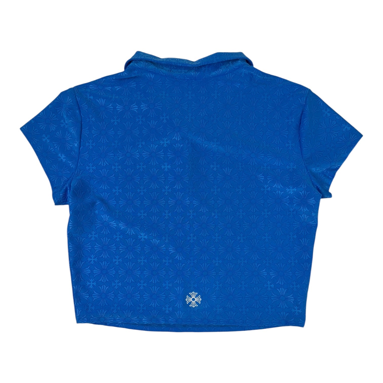 (W) Chrome Hearts Cropped Tennis Top Blue