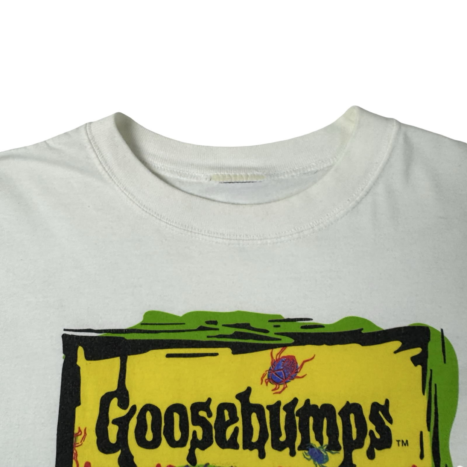 1995 Goosebumps "You Can't Scare Me!" T-Shirt White